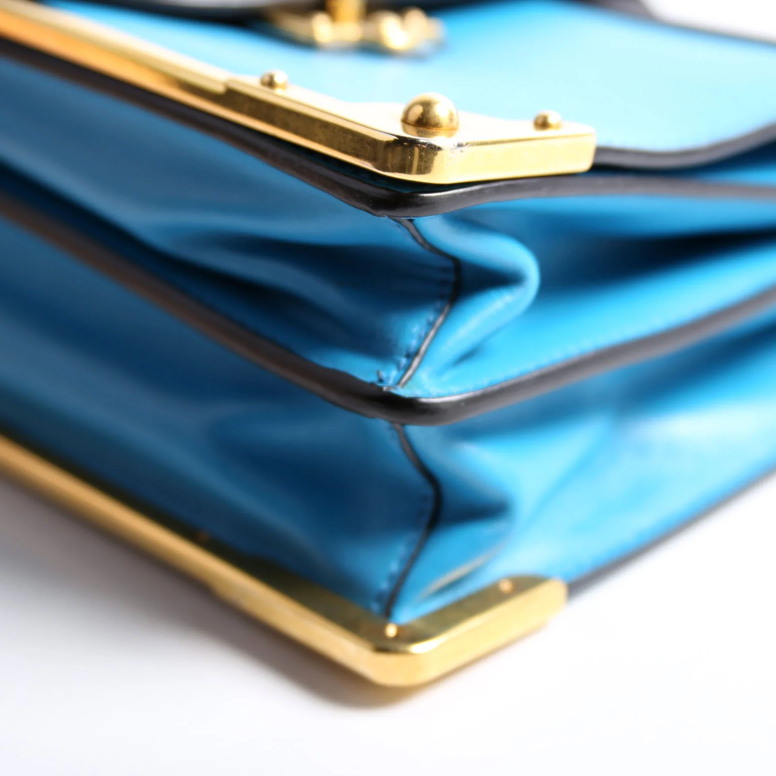 1BD045 Cahier Small Calfskin/Saff Black/Blue - Image 7