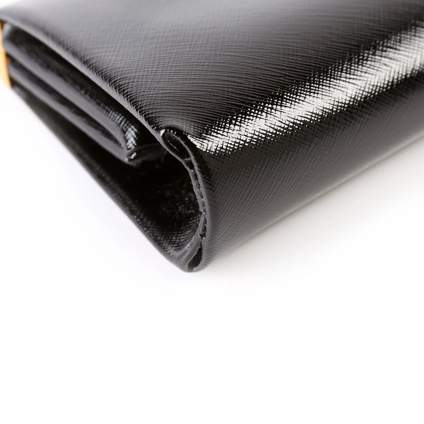 1BF323 Saffiano Vernice East/West Frame Clutch - Image 6