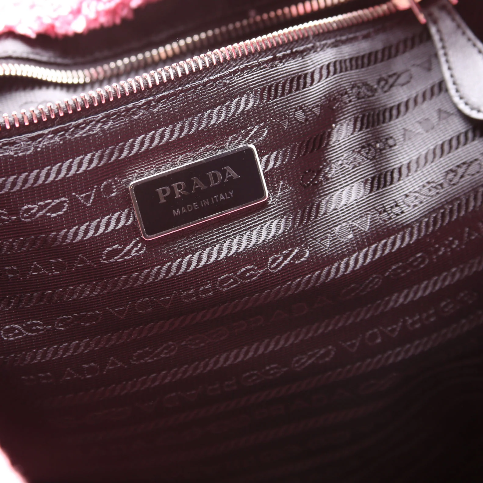 1BG130 Terry Logo Tote Large Pink - Image 9