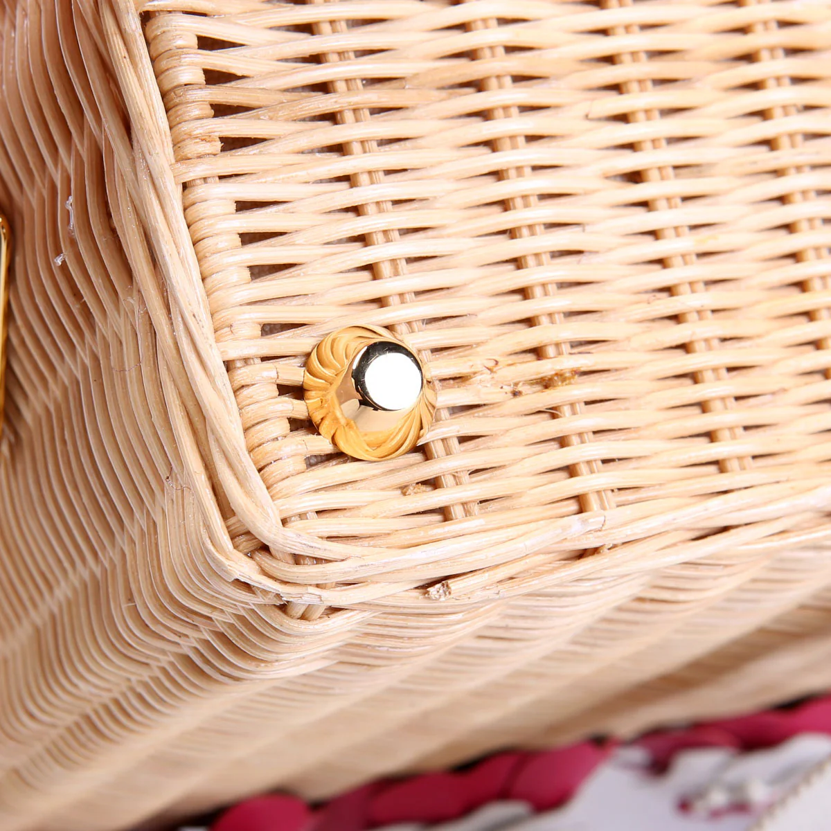 1BG835 Midollino Flower Basket Tote - Image 7