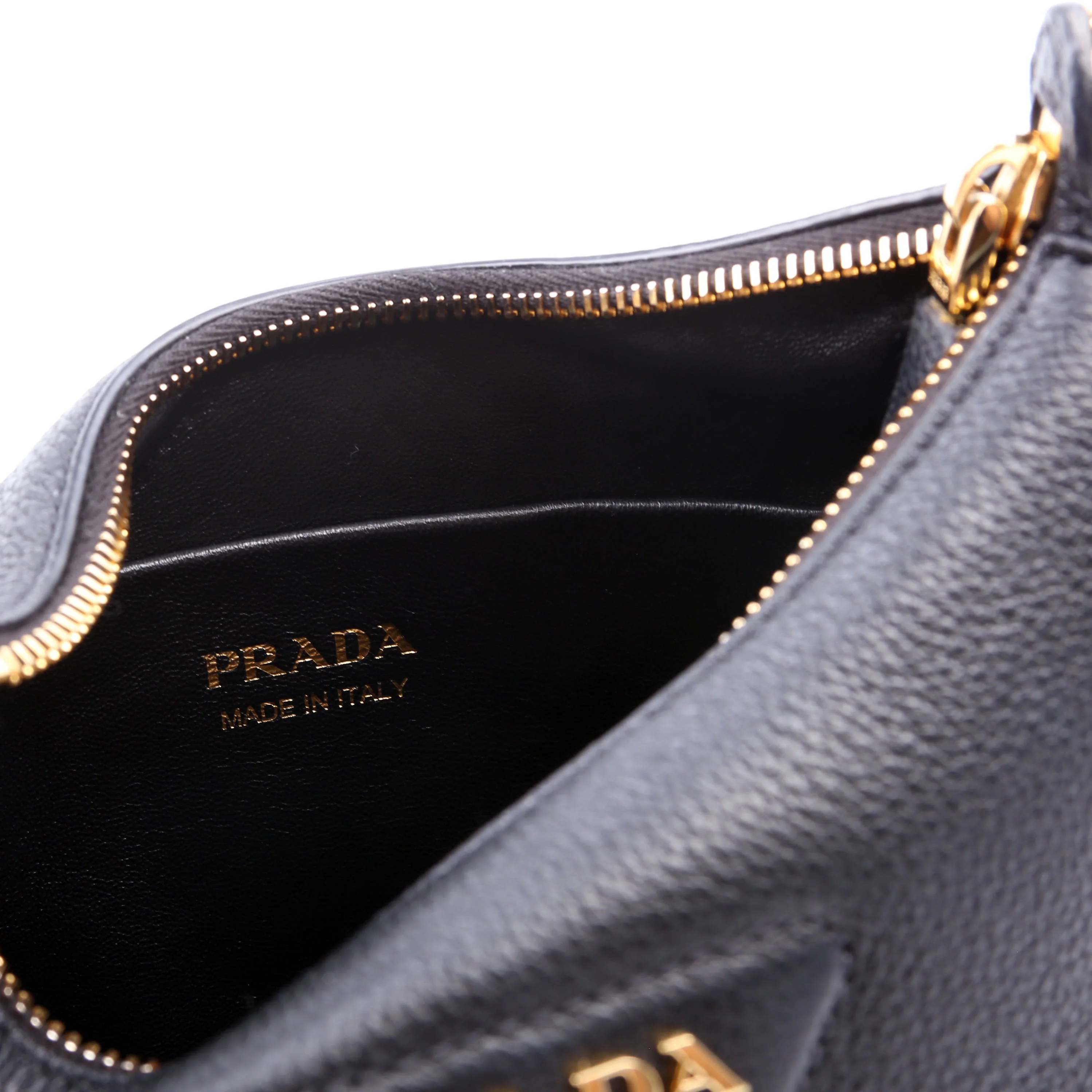 1BH193 Vitello Daino Soft Leather Crossbody Black - Image 11