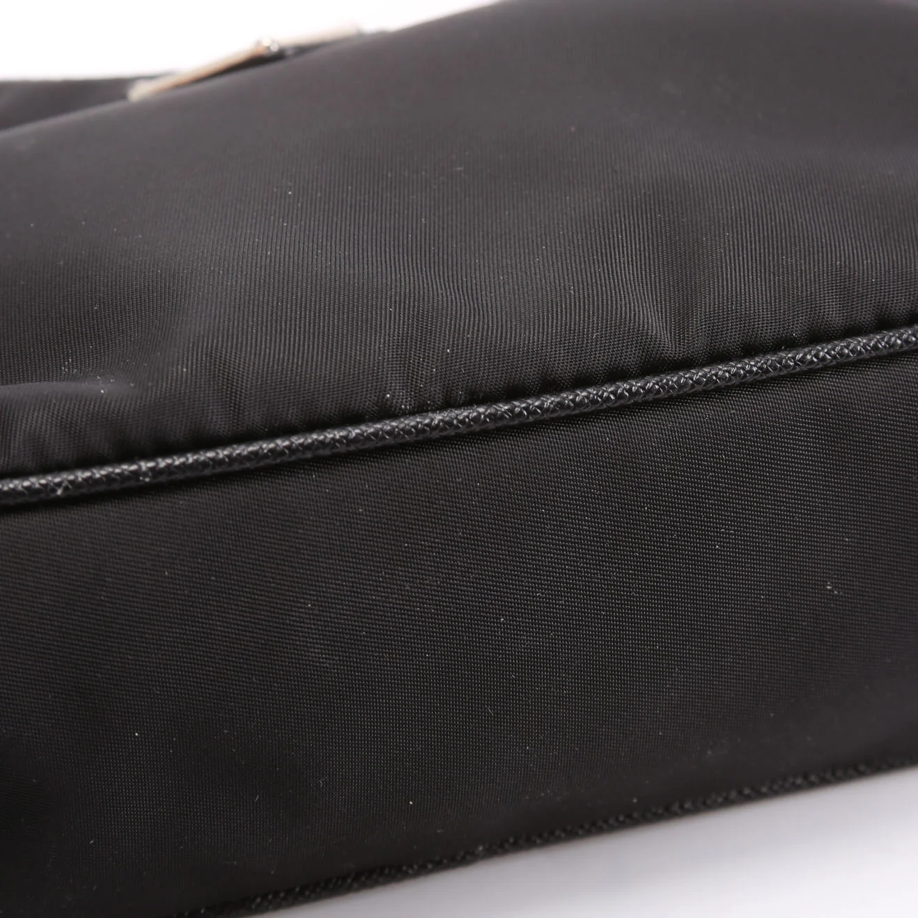 1BH204 Nylon Re-Edition 2005 Shoulder Bag Black - Image 7