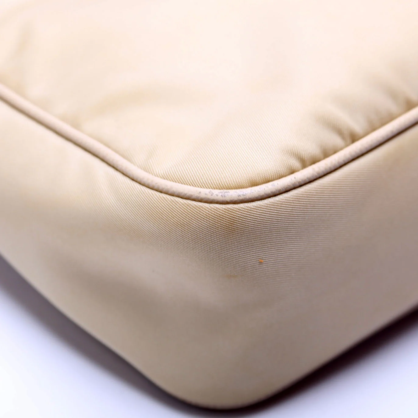 1BH204 Nylon Re-Edition 2005 Shoulder Bag Sand - Image 5