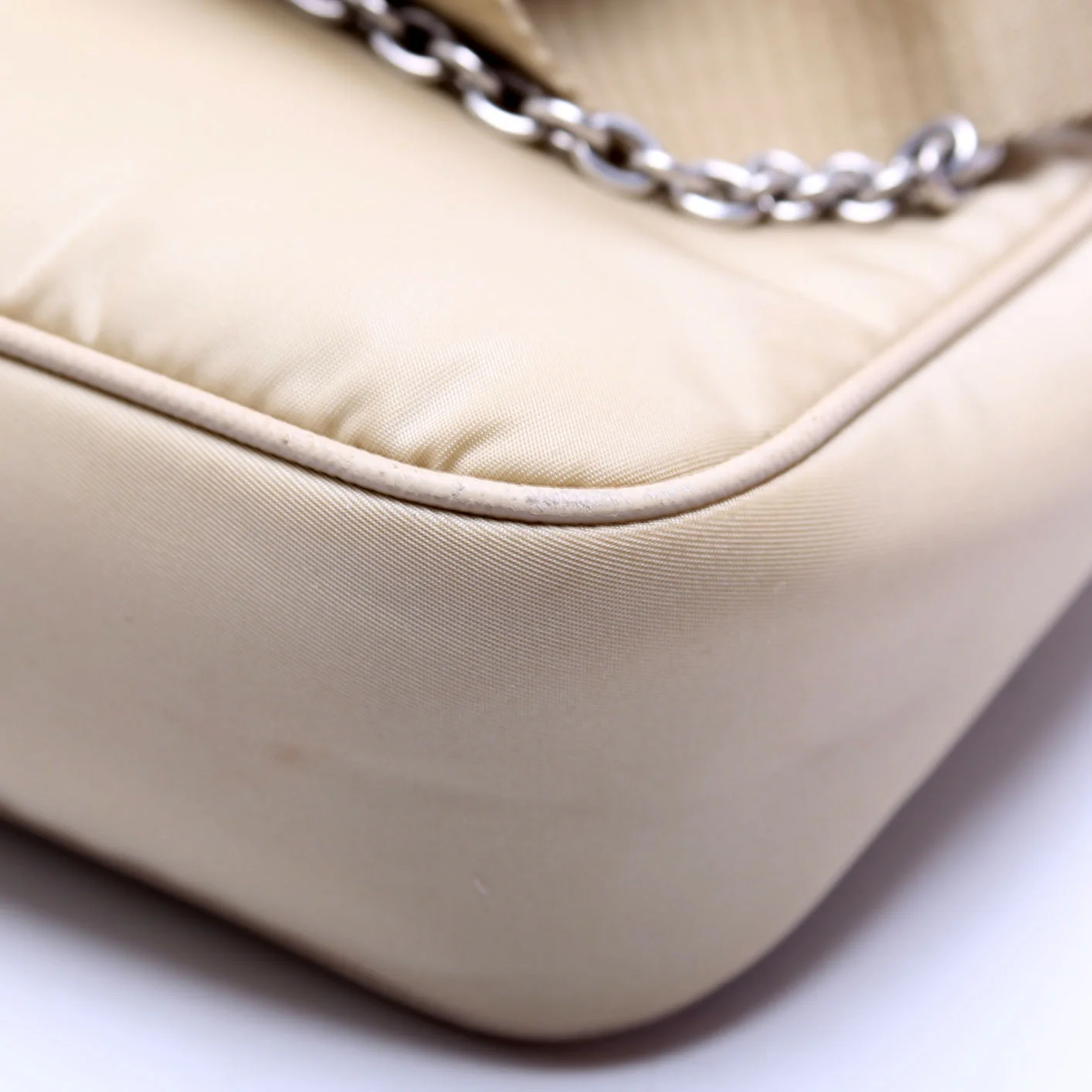 1BH204 Nylon Re-Edition 2005 Shoulder Bag Sand - Image 6