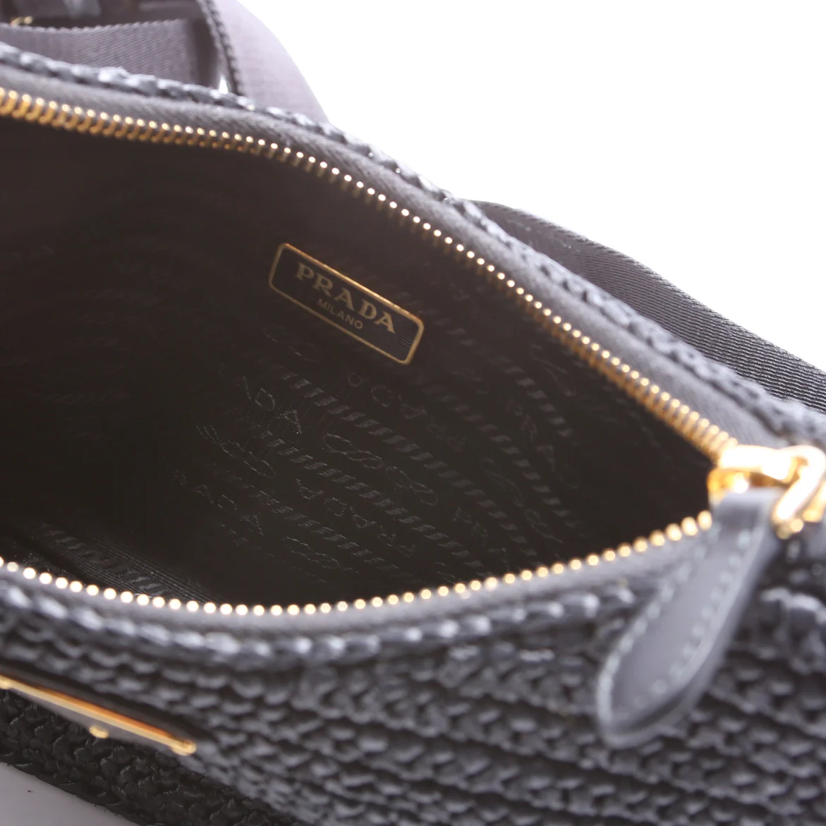 1BH204 Raffia Re-Edition 2005 Shoulder Bag - Image 7