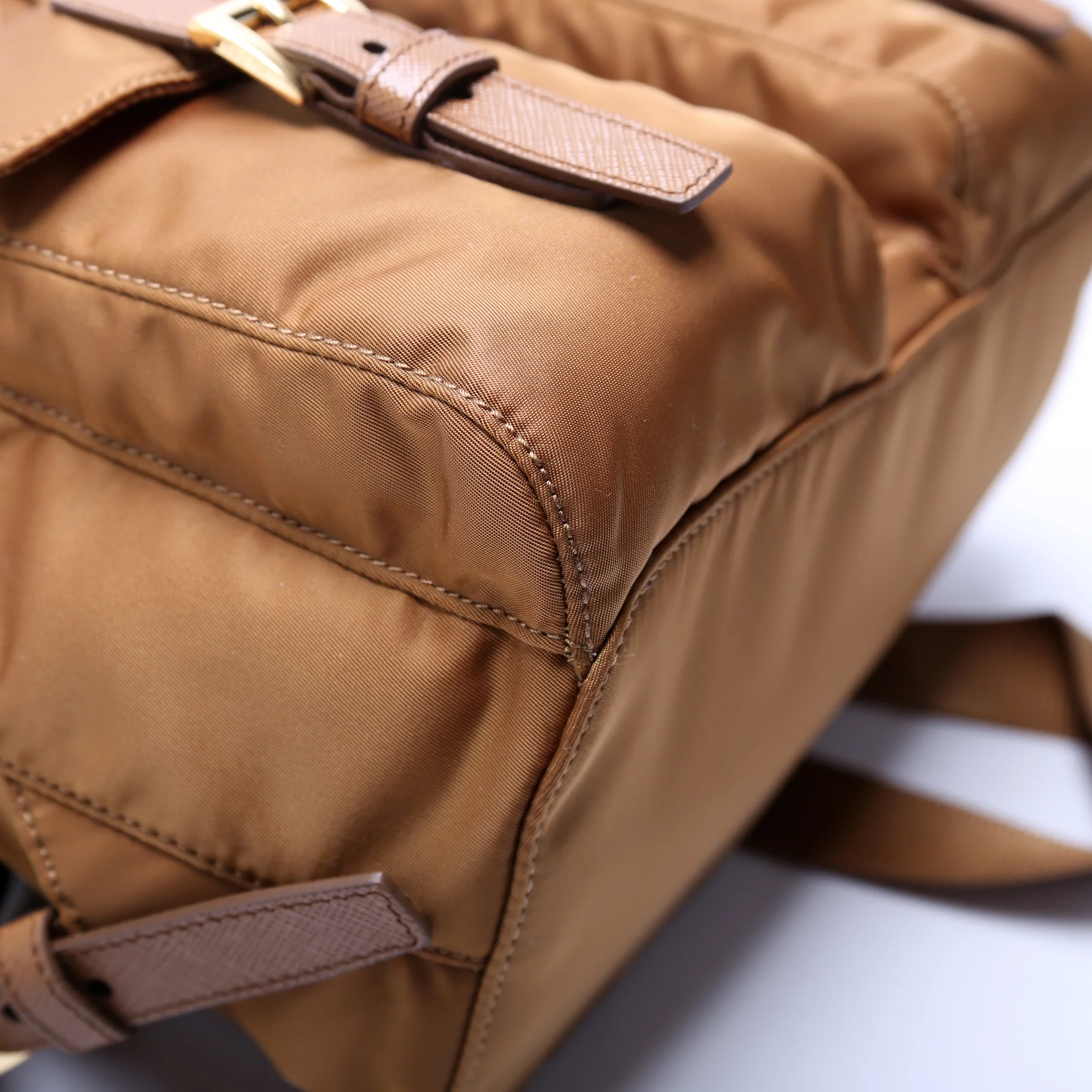 1BZ677 Re-Edition 1978 Re-Nylon Backpack Small Brown - Image 6