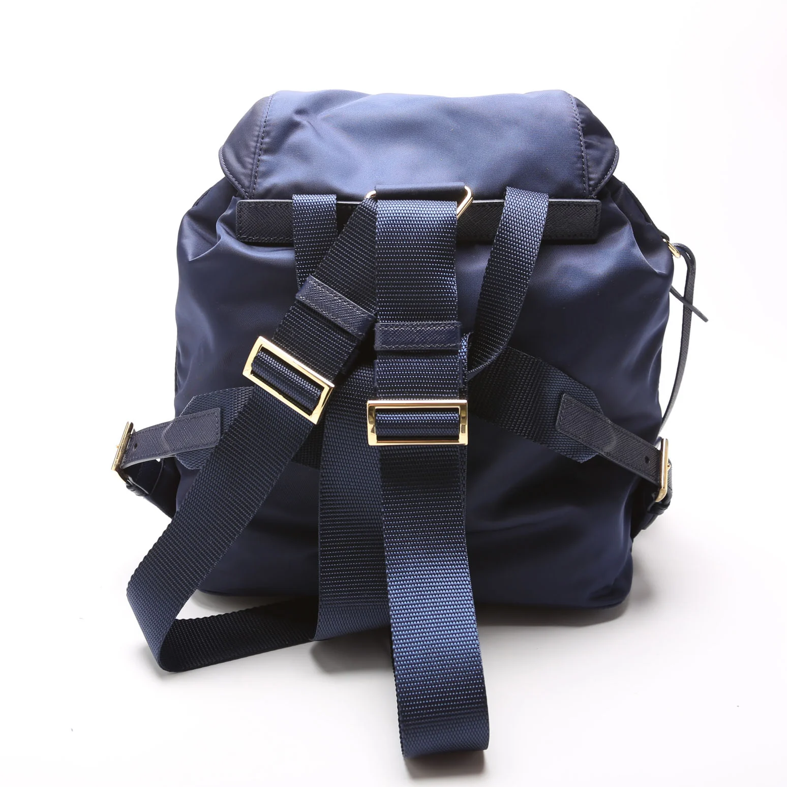 1BZ677 Re-Nylon Backpack Small Blue - Image 3