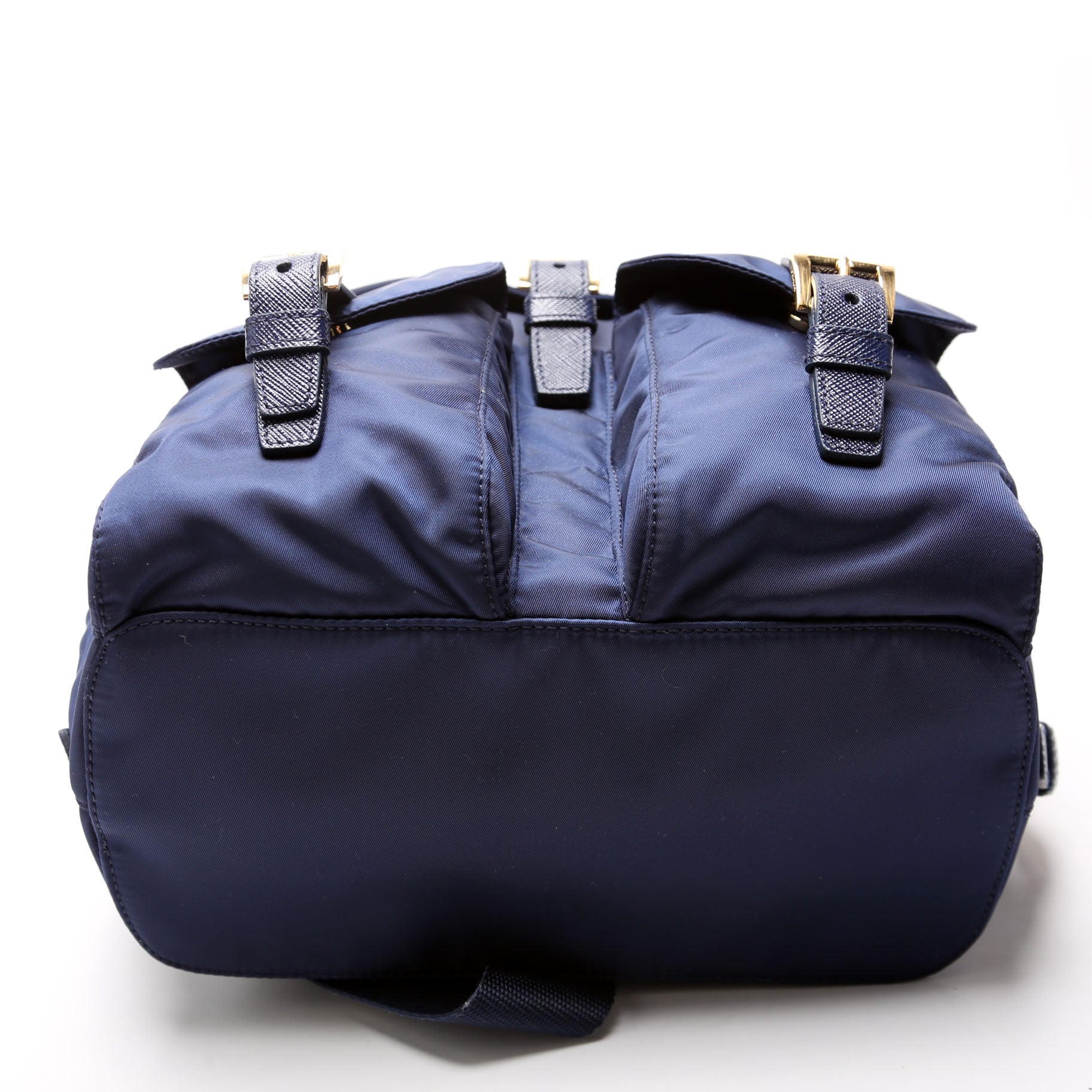 1BZ677 Re-Nylon Backpack Small Blue - Image 4