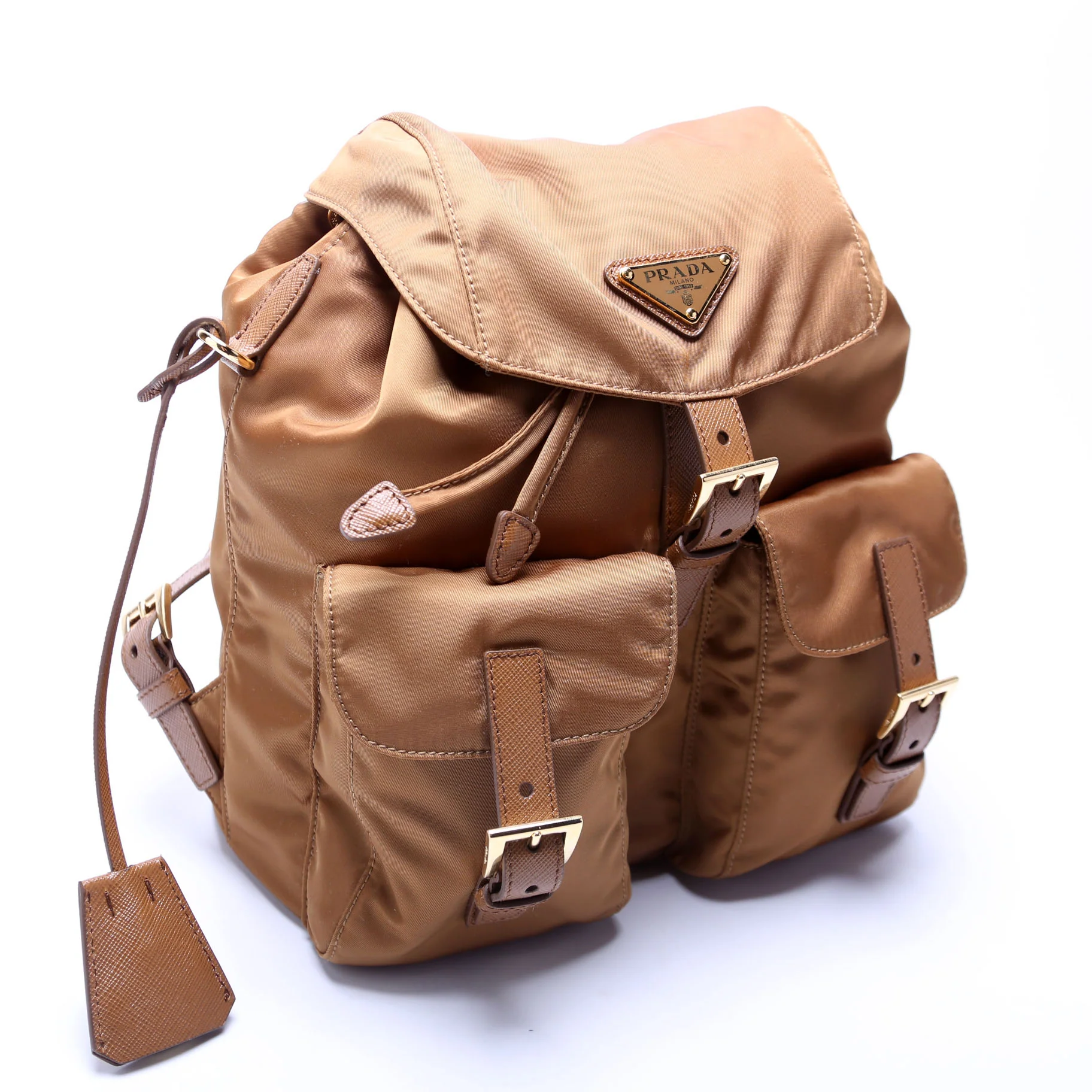 1BZ6YY Re-Edition 1978 Re-Nylon Backpack Small Brown - Image 2