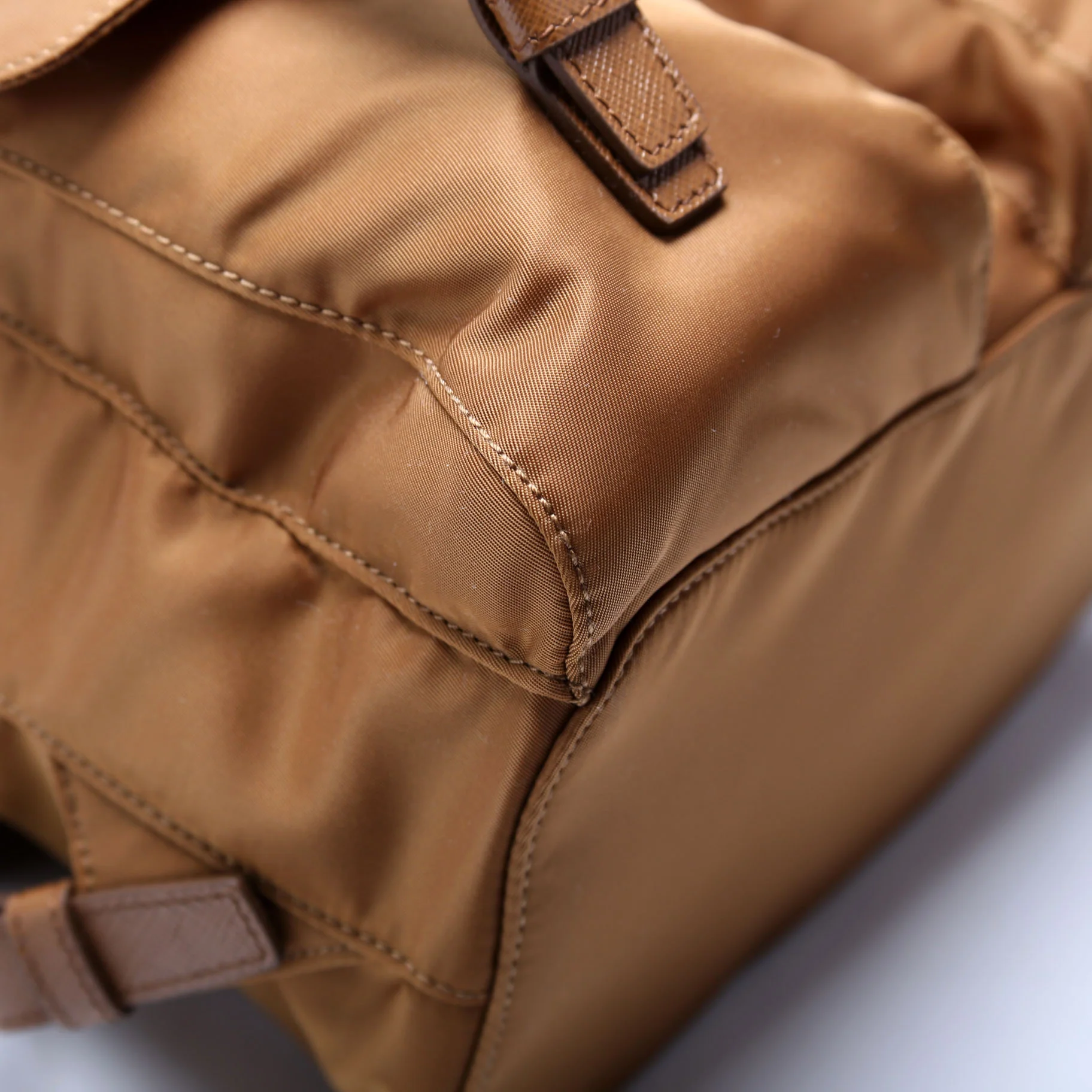 1BZ6YY Re-Edition 1978 Re-Nylon Backpack Small Brown - Image 5