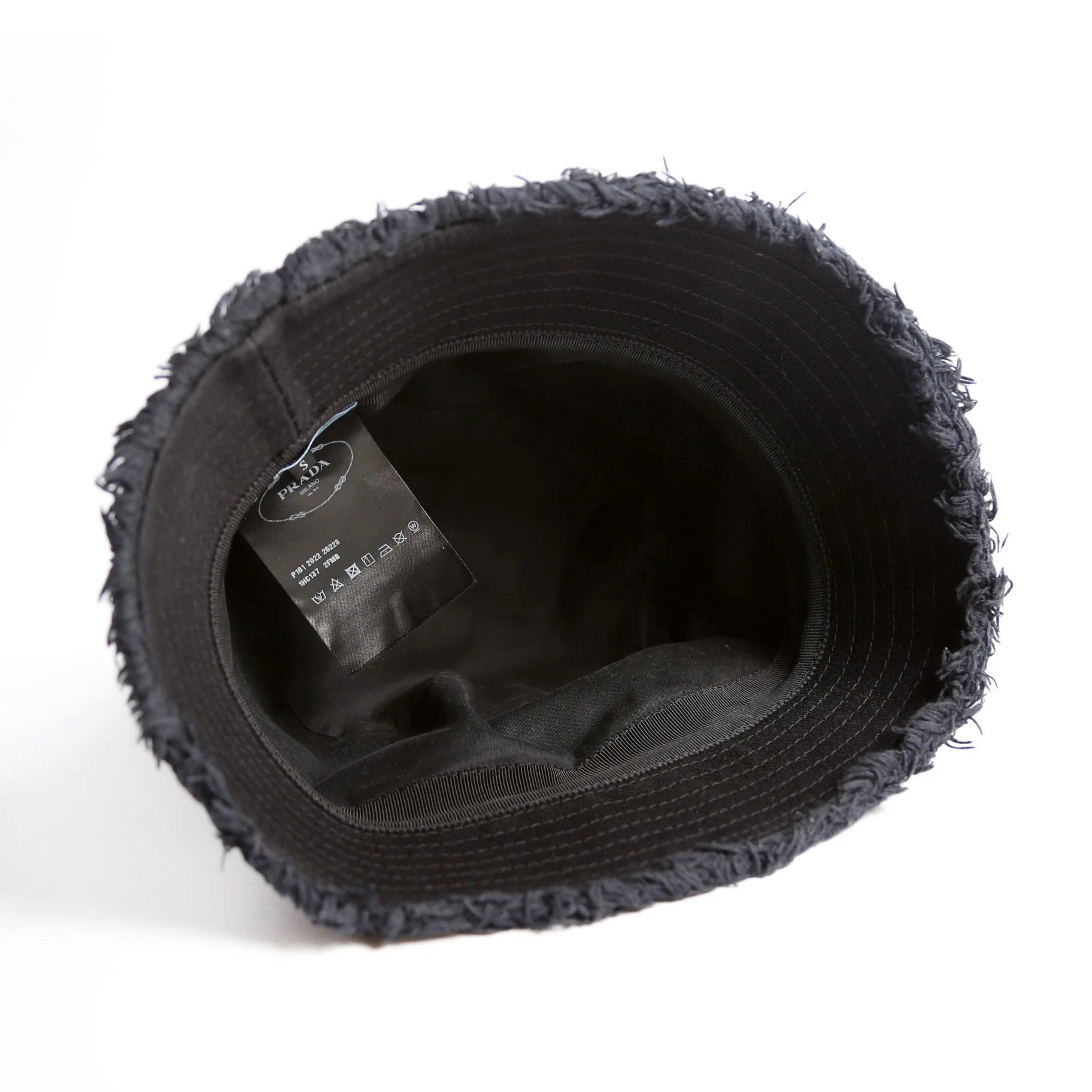 1HC137 Cotton Fringe Logo Bucket Hat - Image 6