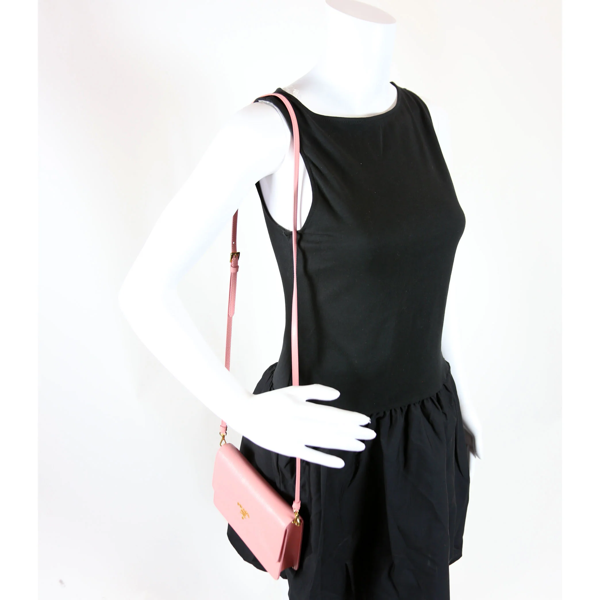 1M1361 Vitello Move Mini Bag Pink - Image 11