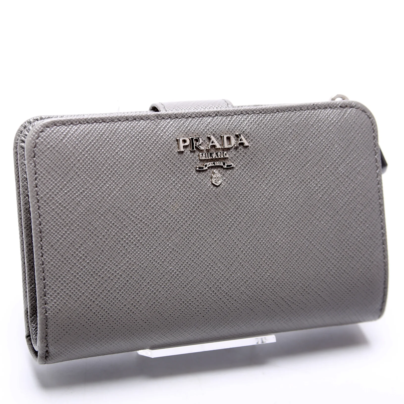 1ML225 Saffiano Small Wallet Grey - Image 2