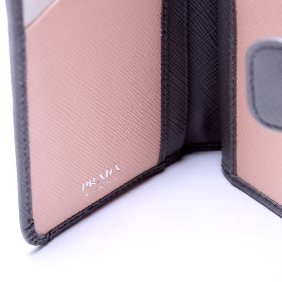 1ML225 Saffiano Small Wallet Grey - Image 8