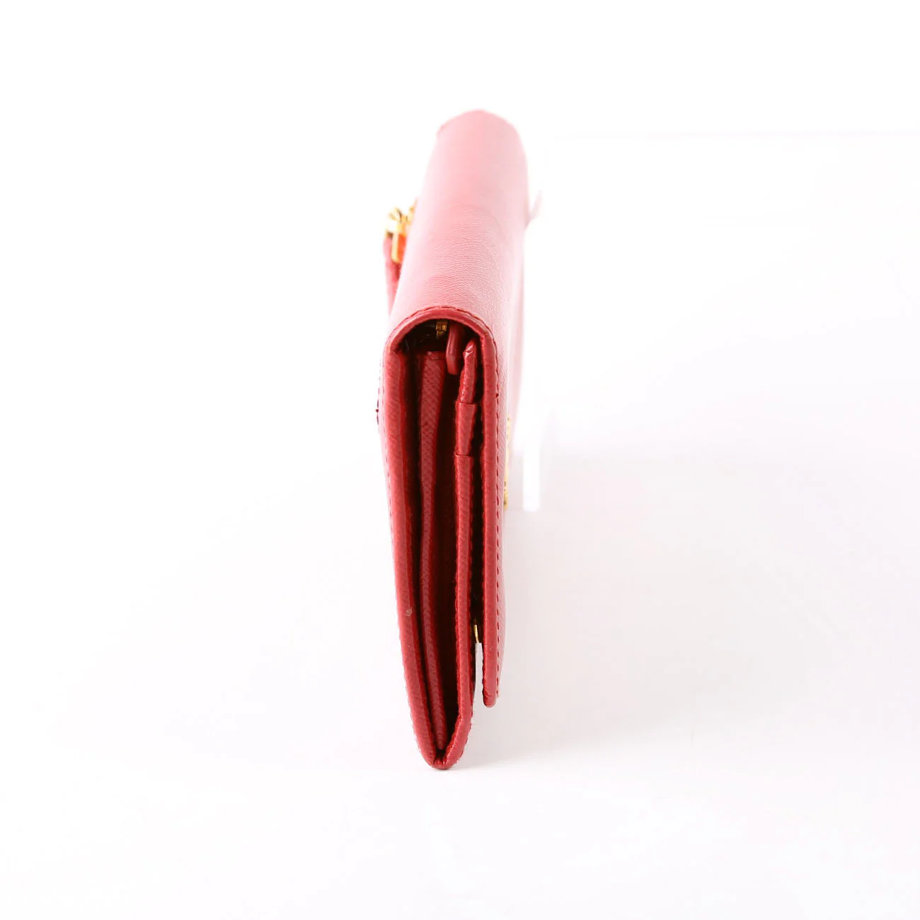 1N1132 Saffiano Snap Wallet Red - Image 3