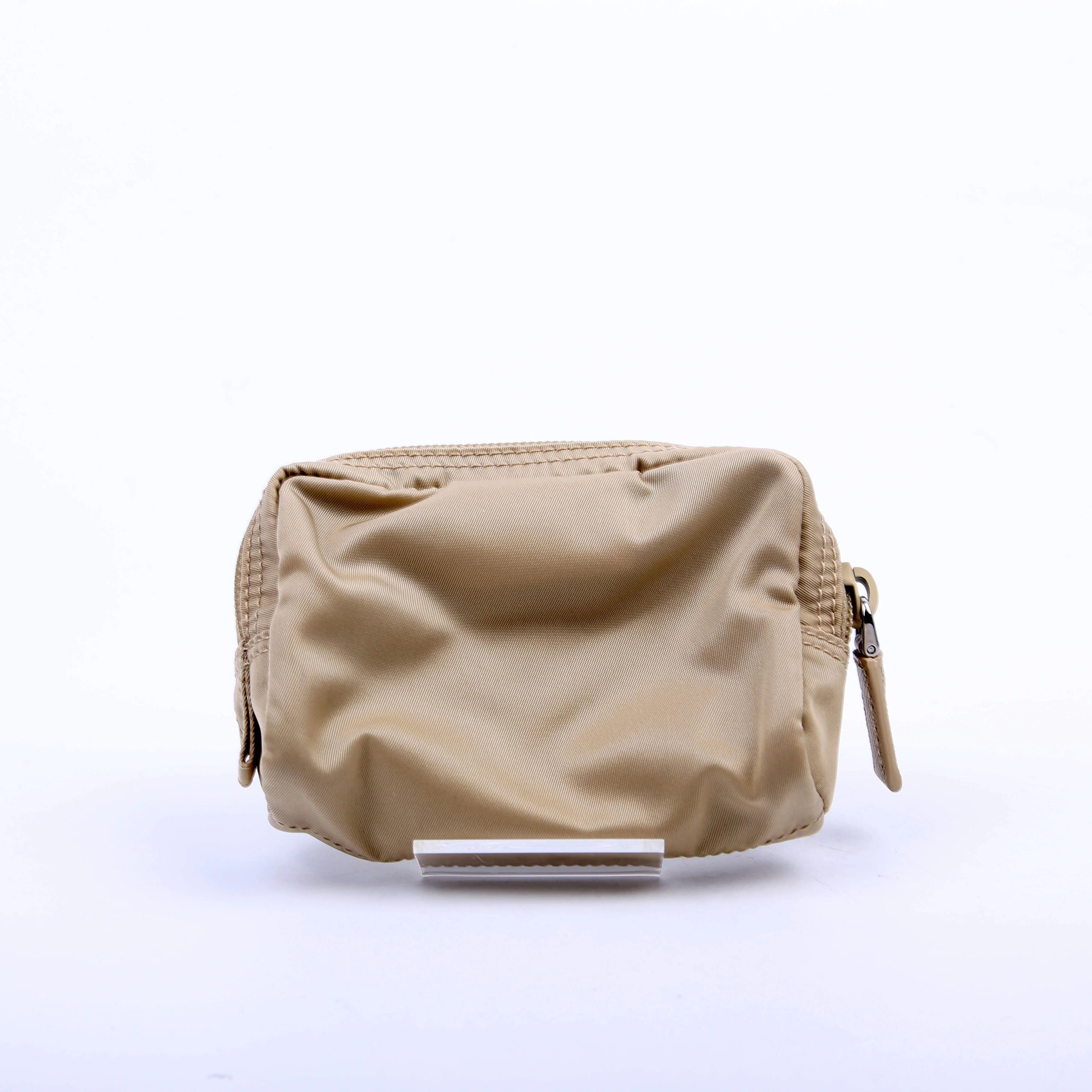 1ND339 Re-Nylon Pouch Beige - Image 3