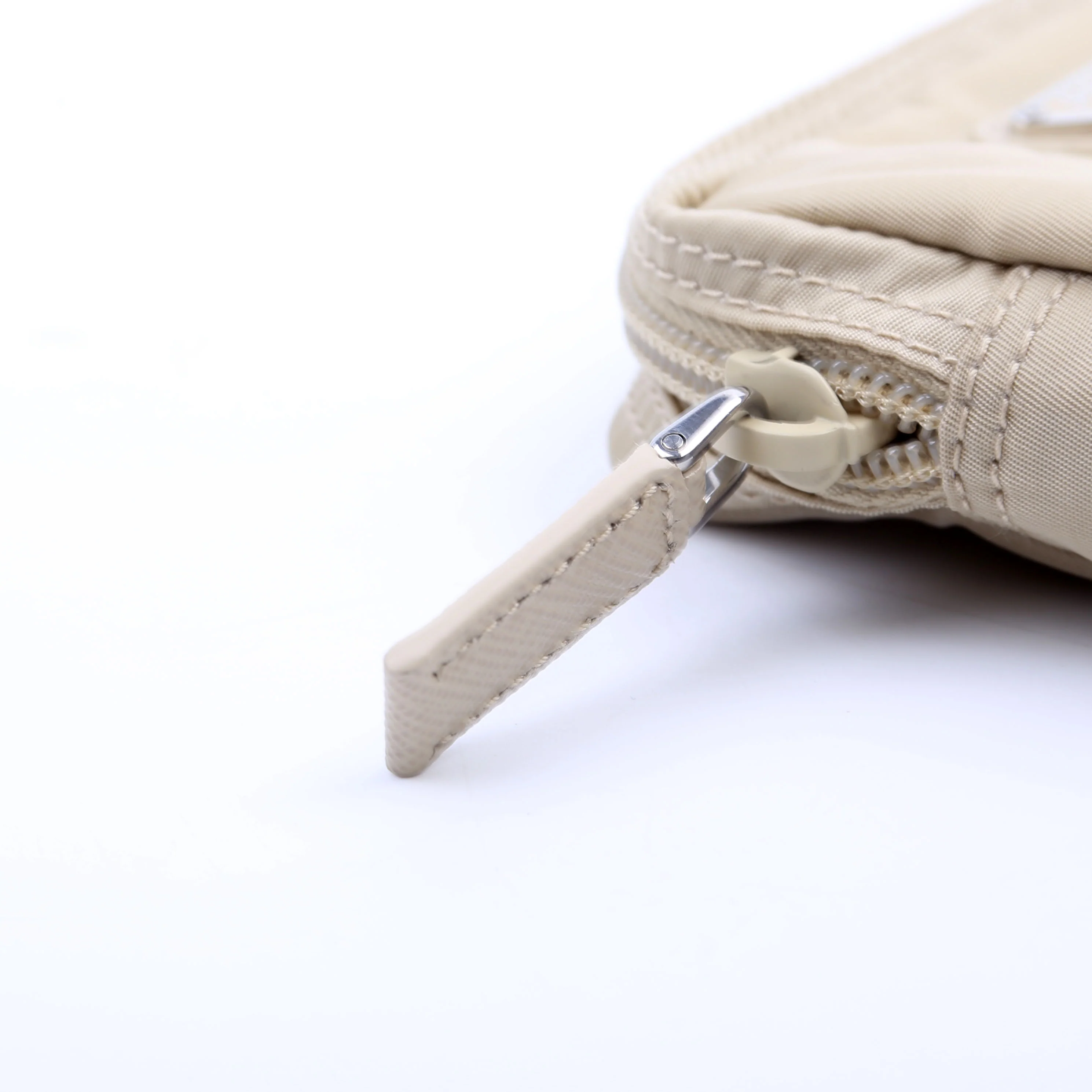 1ND339 Re-Nylon Pouch Beige - Image 8