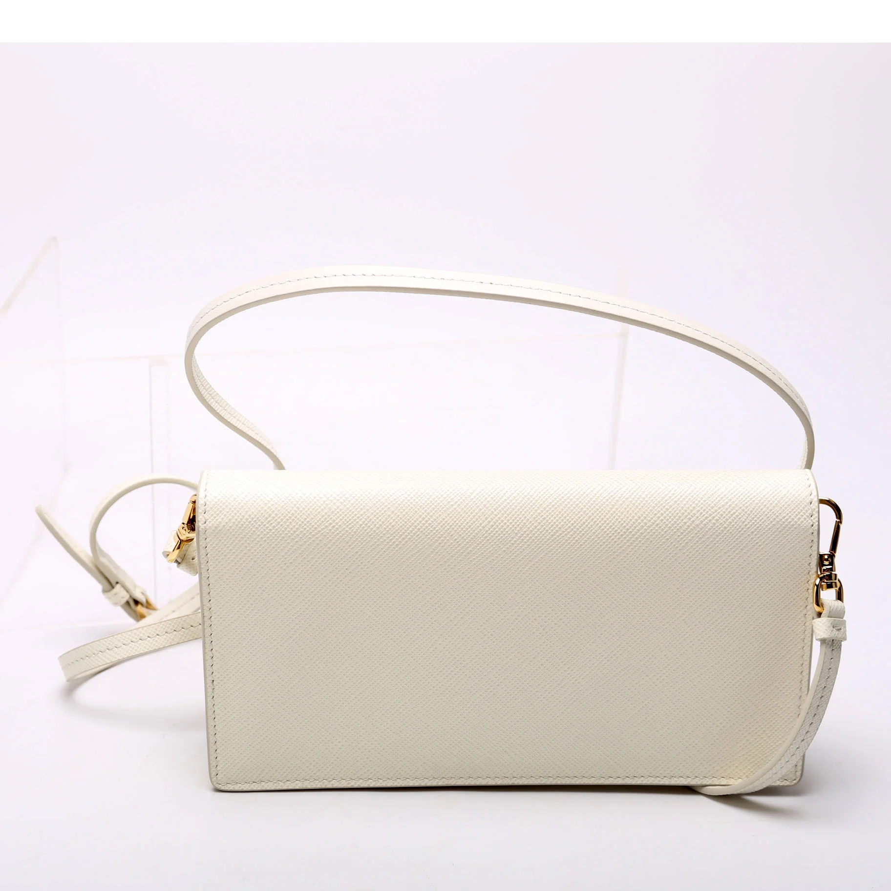 1NF059 Saffiano Mini-Bag White - Image 3