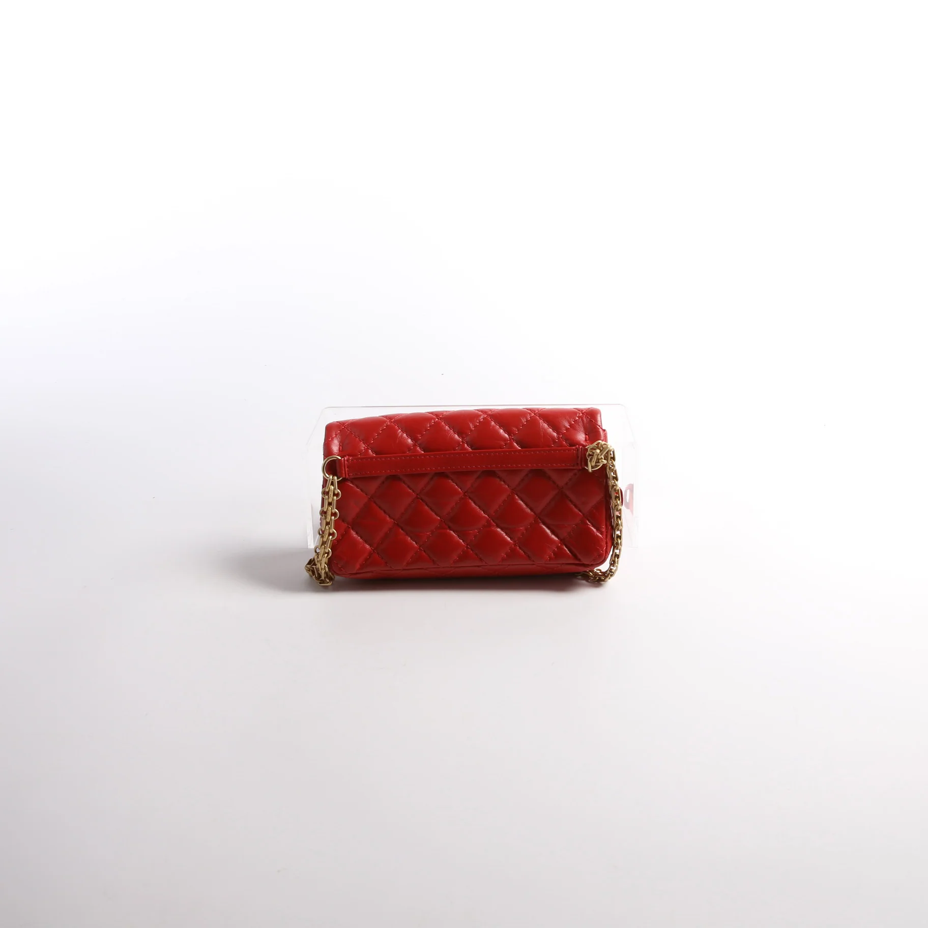 2.55 Reissue Quilted Belt Bag 26M Red - Image 2