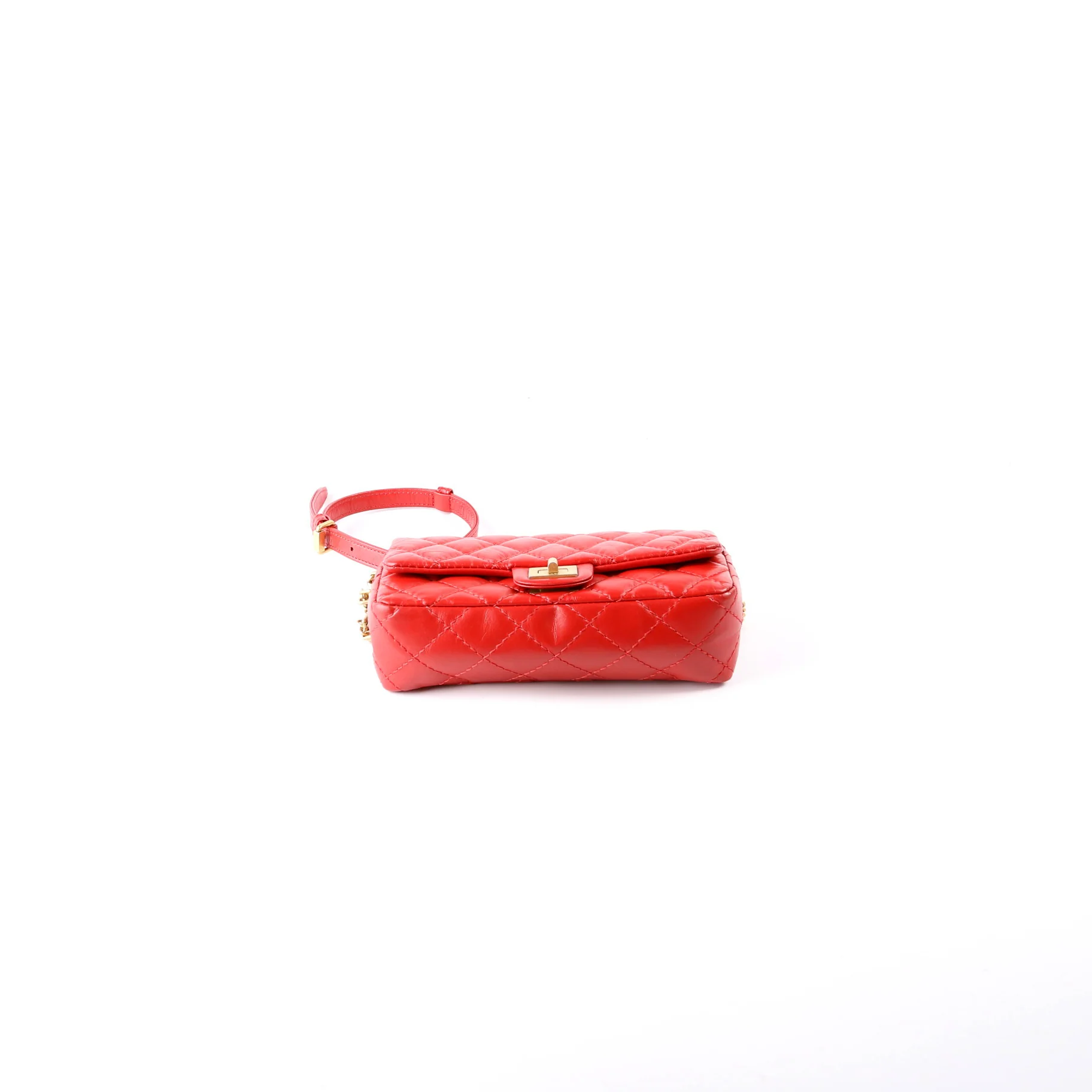 2.55 Reissue Quilted Belt Bag 26M Red - Image 3