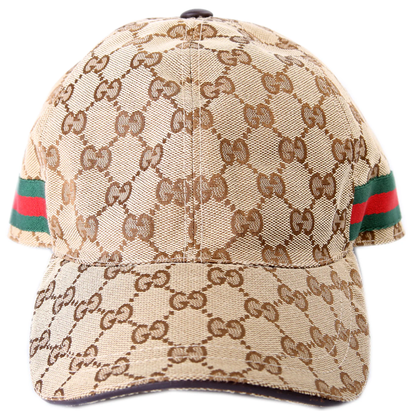 200035 GG Canvas Web Hat Size Medium
