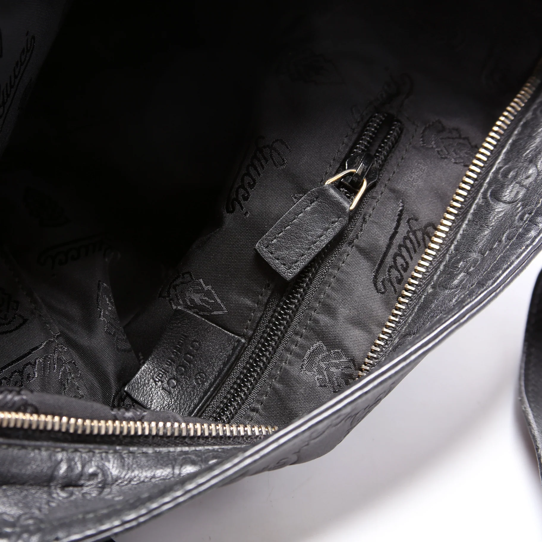 201446 002123 Guccissima Leather Messenger Bag - Image 9