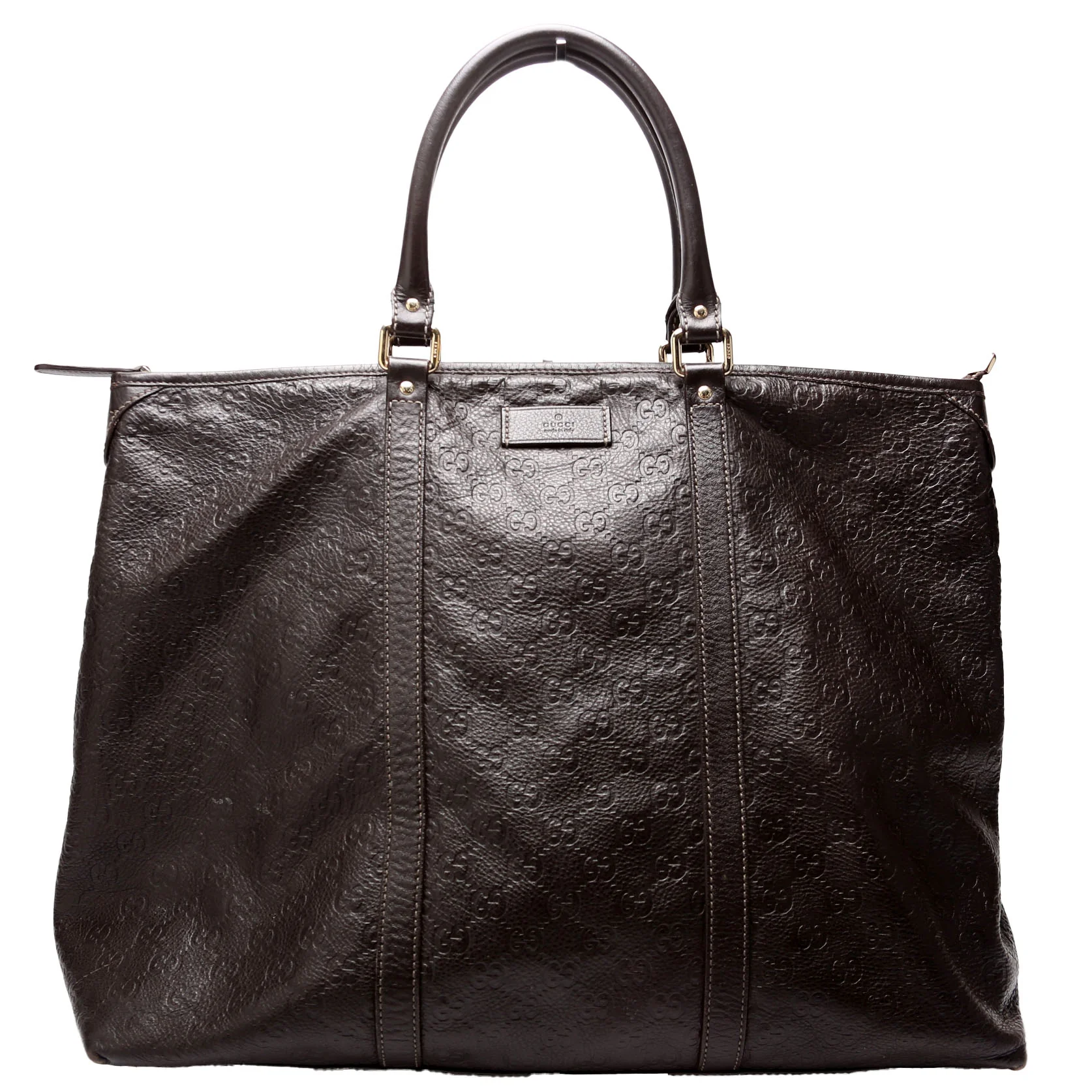 201482 Guccissima Large Tote Brown