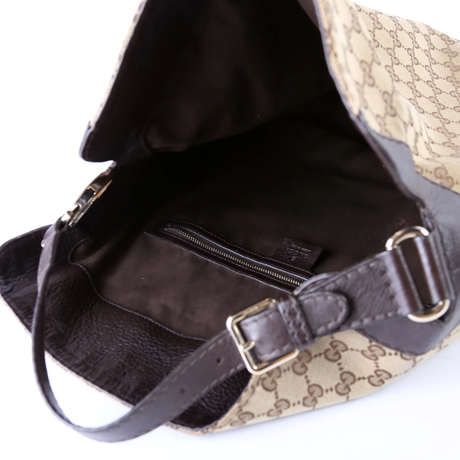 203506 GG Canvas Charlotte Medium Hobo - Image 9