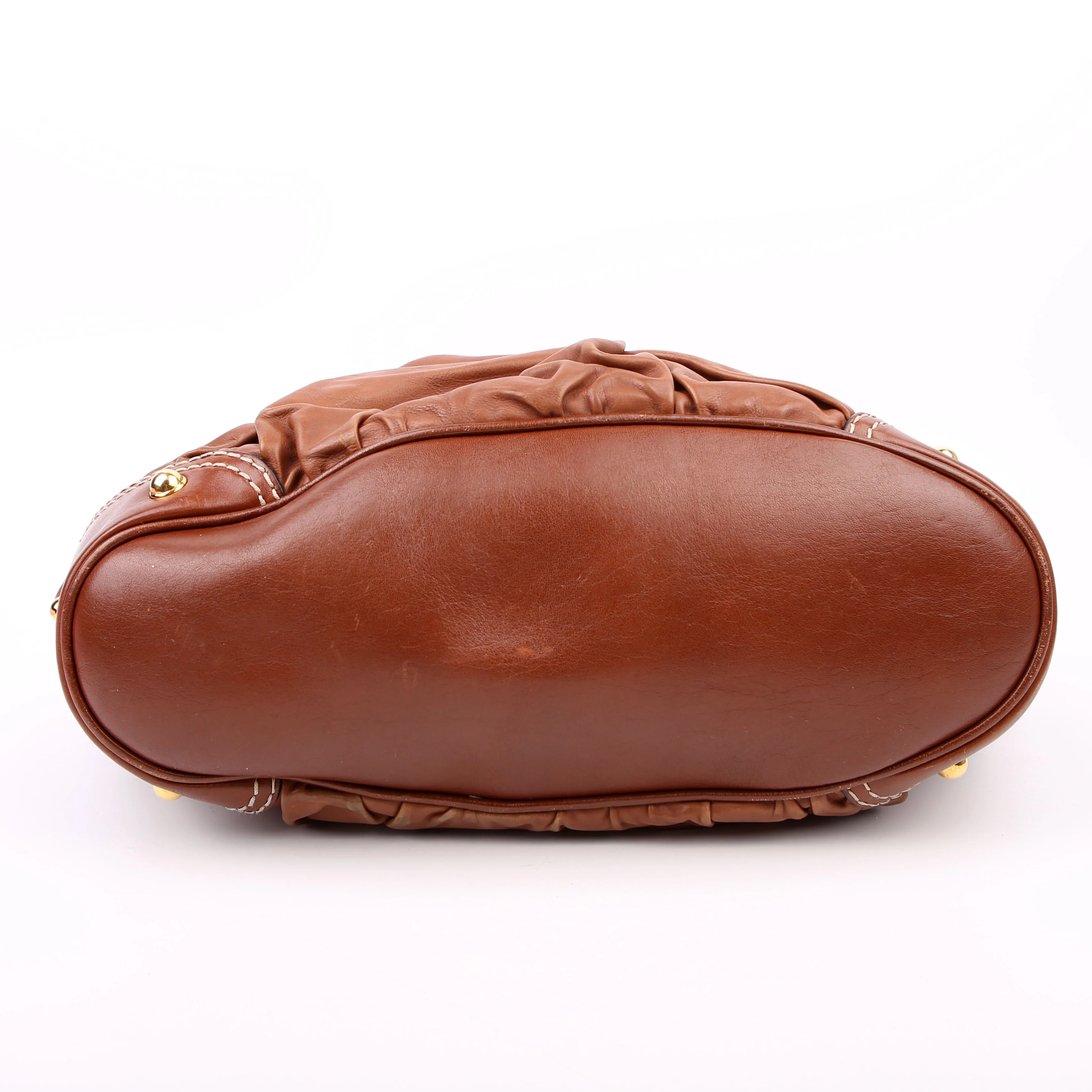 203546 Leather Jockey Hobo Brown - Image 4