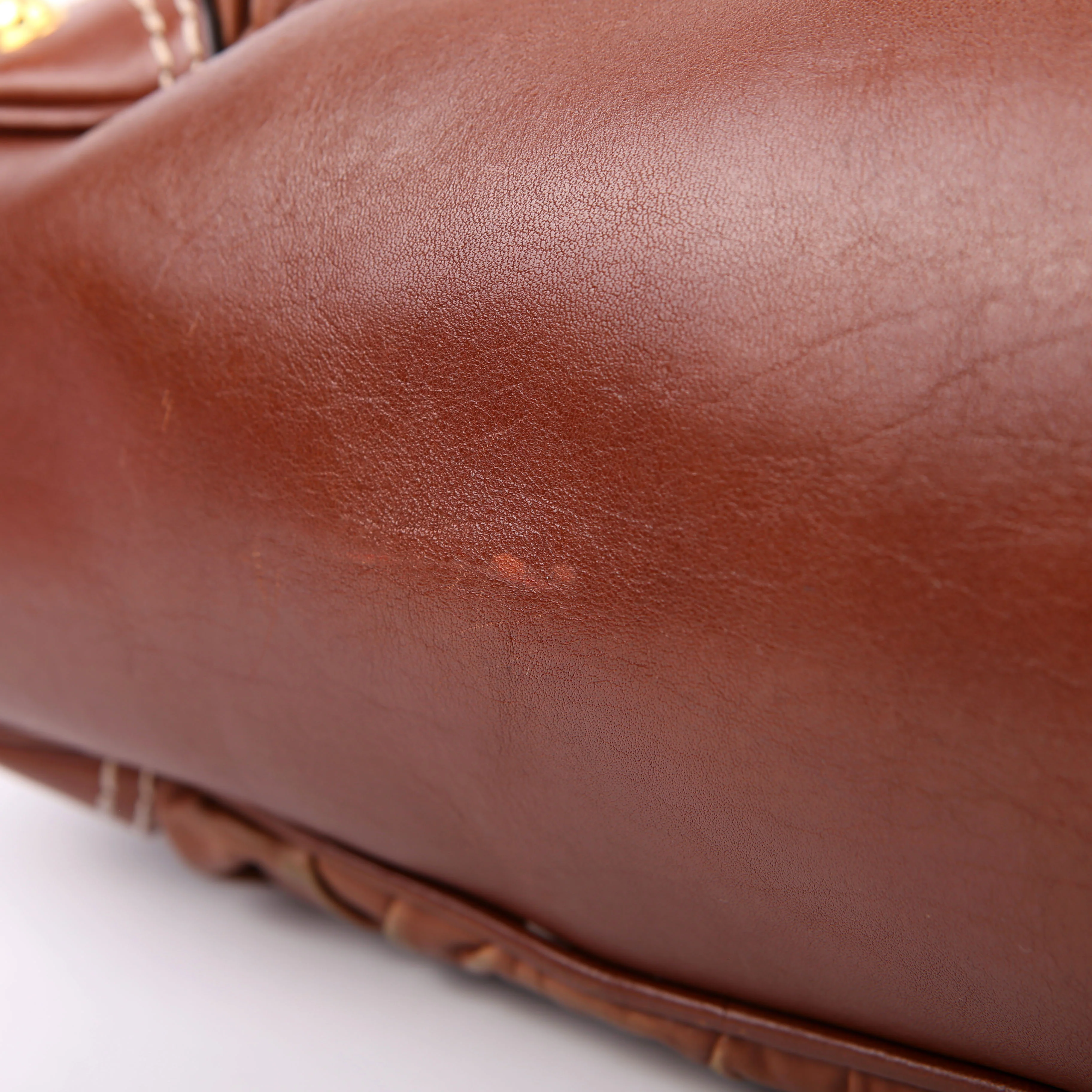 203546 Leather Jockey Hobo Brown - Image 7