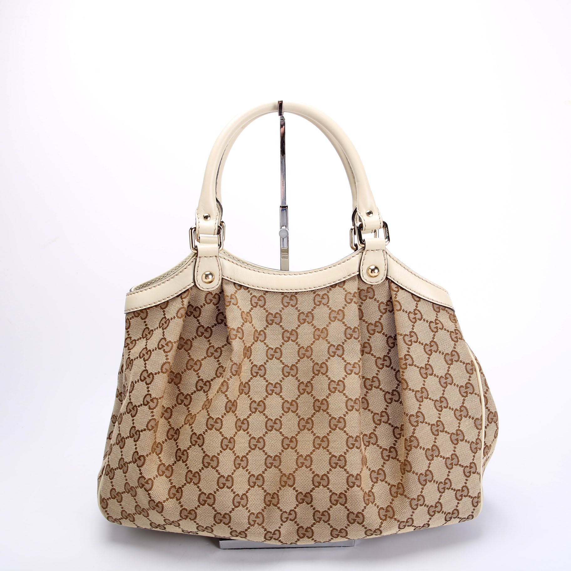 211944 Sukey GG Canvas Medium Beige/Tan - Image 3