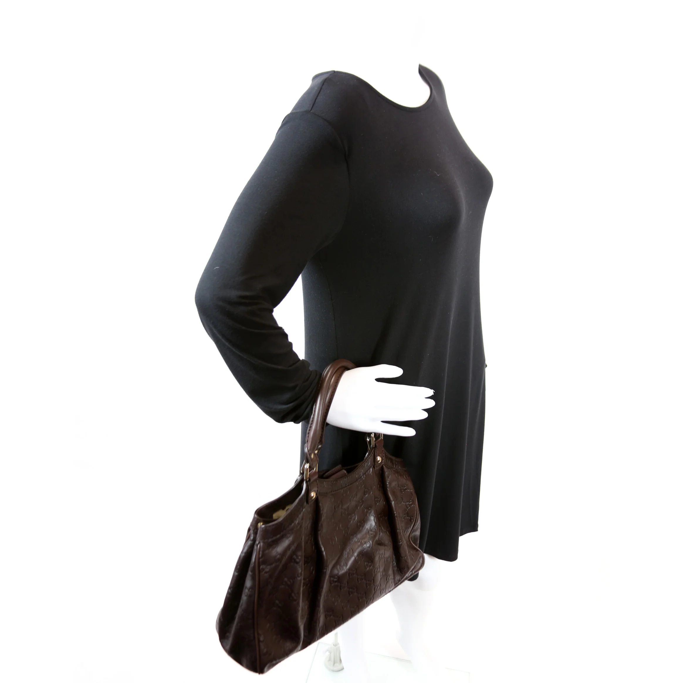 211944 Sukey GG Leather Medium - Image 10