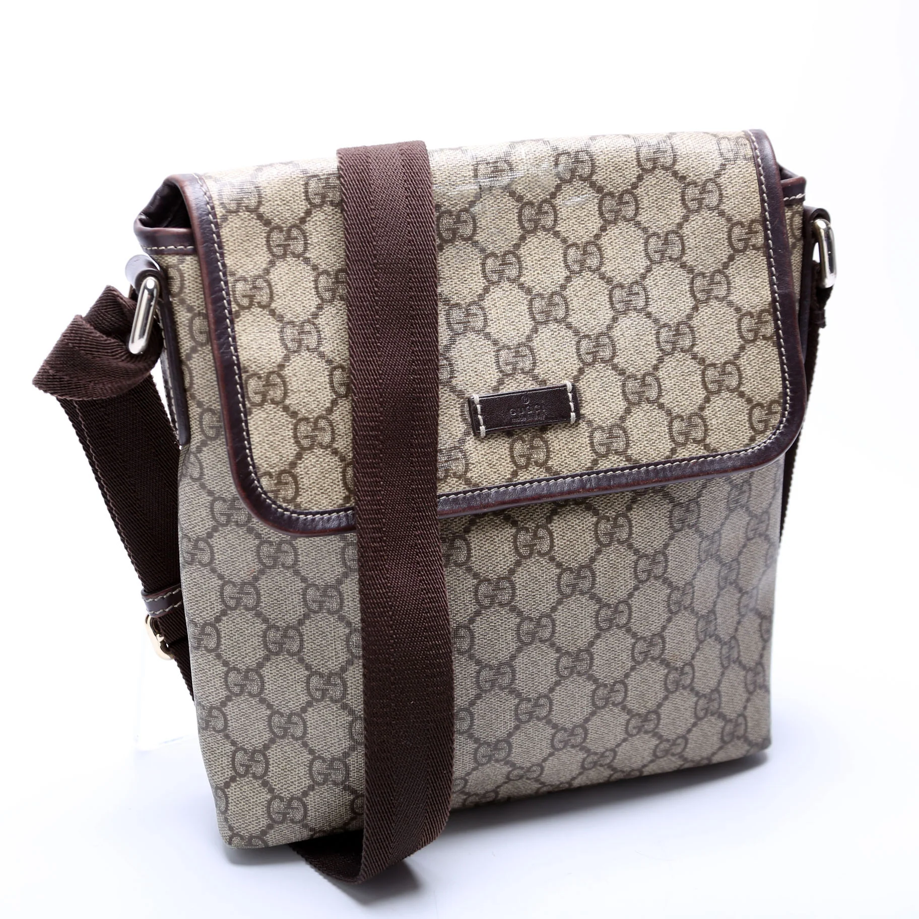 223666 GG Supreme Flap Messenger Brown - Image 2