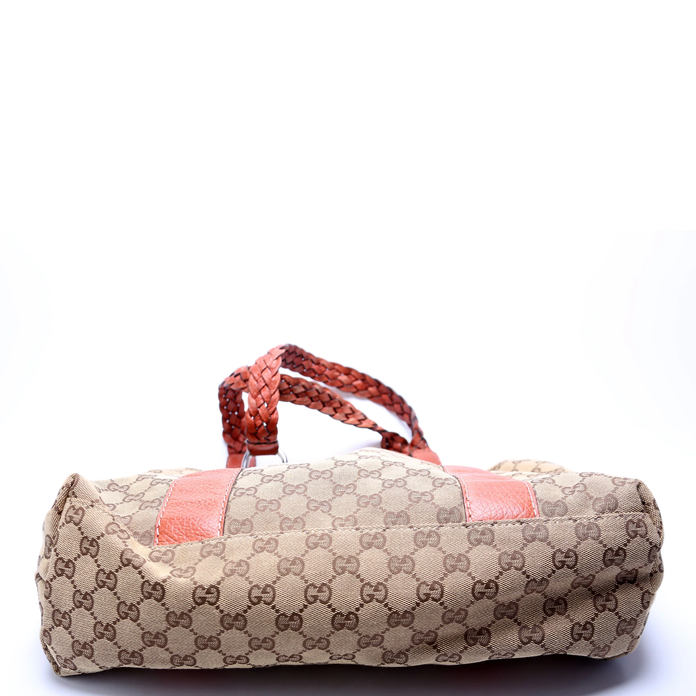 232947 GG Canvas Bamboo Tote - Image 4