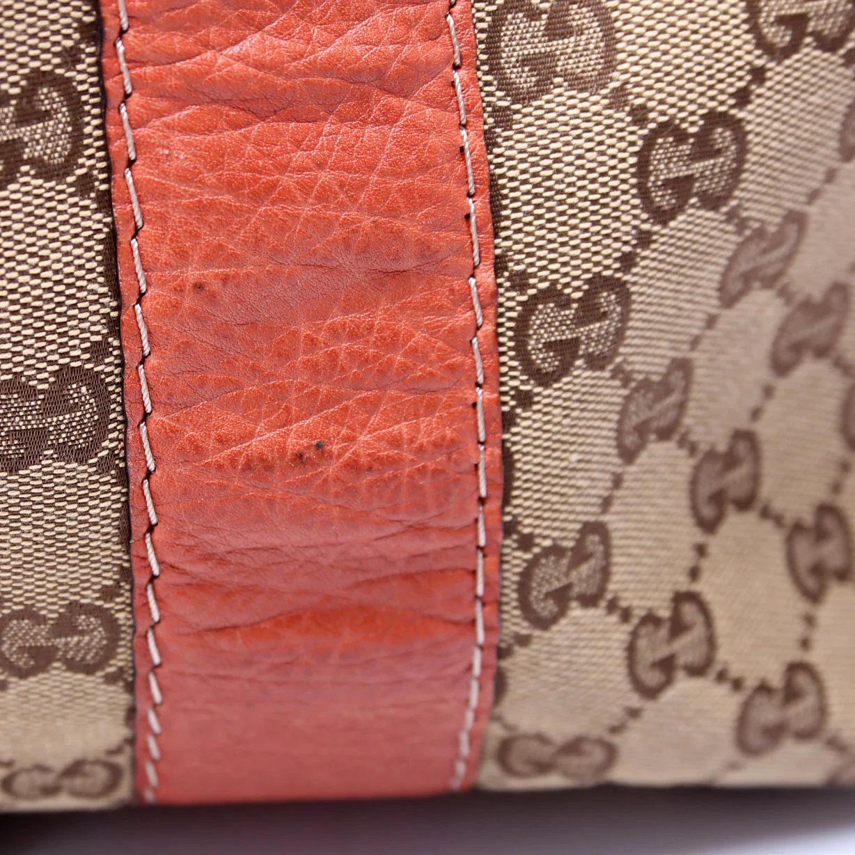232947 GG Canvas Bamboo Tote - Image 7