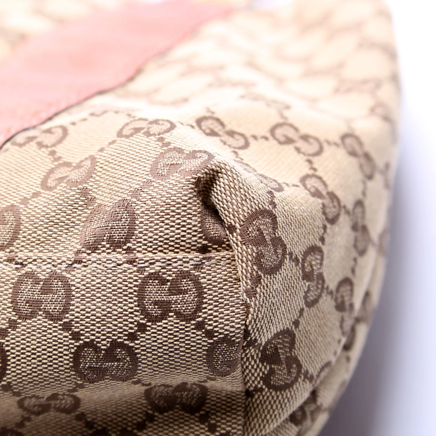 232947 GG Canvas Bamboo Tote - Image 9