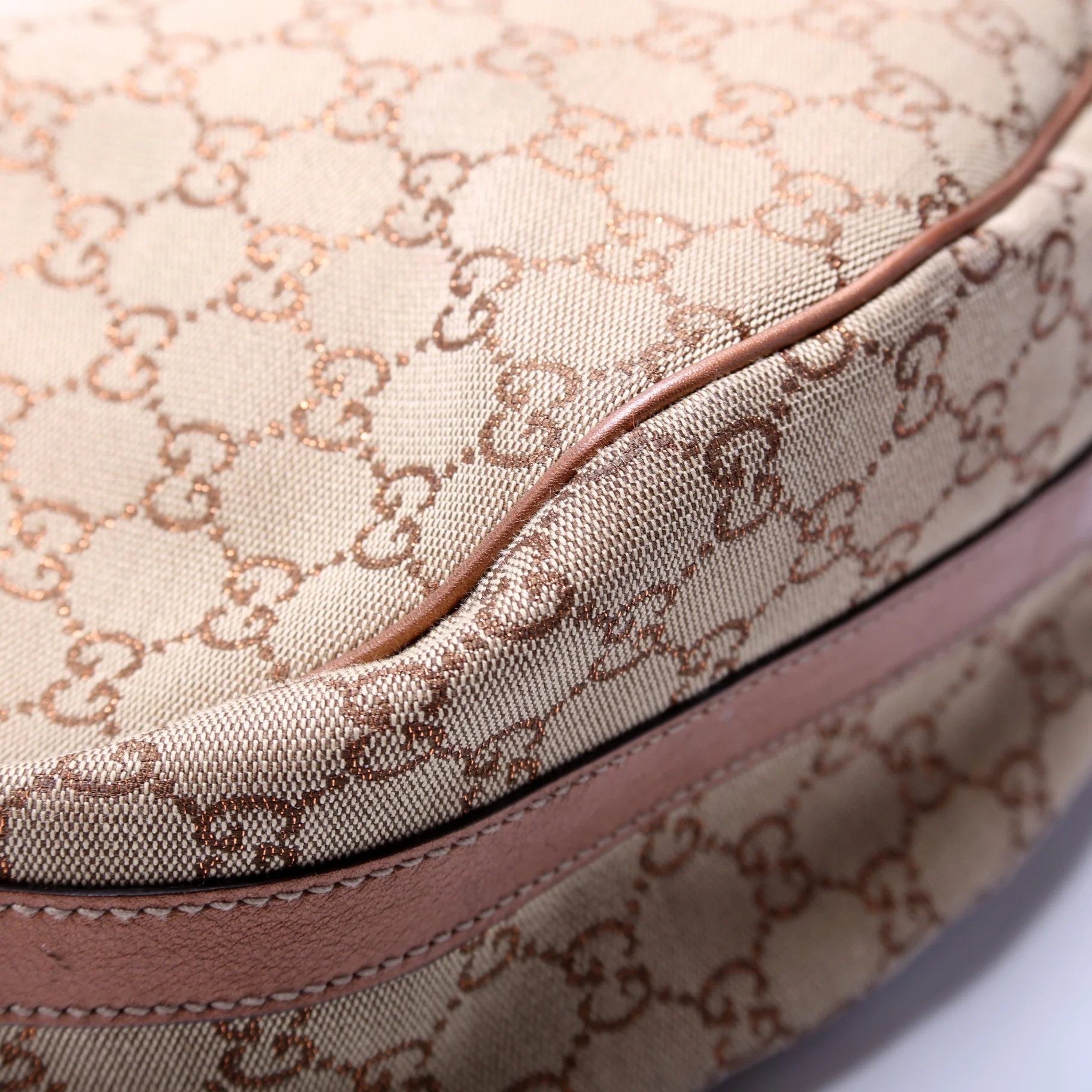 232962 GG Canvas Twins Hobo Brown/Tan - Image 6