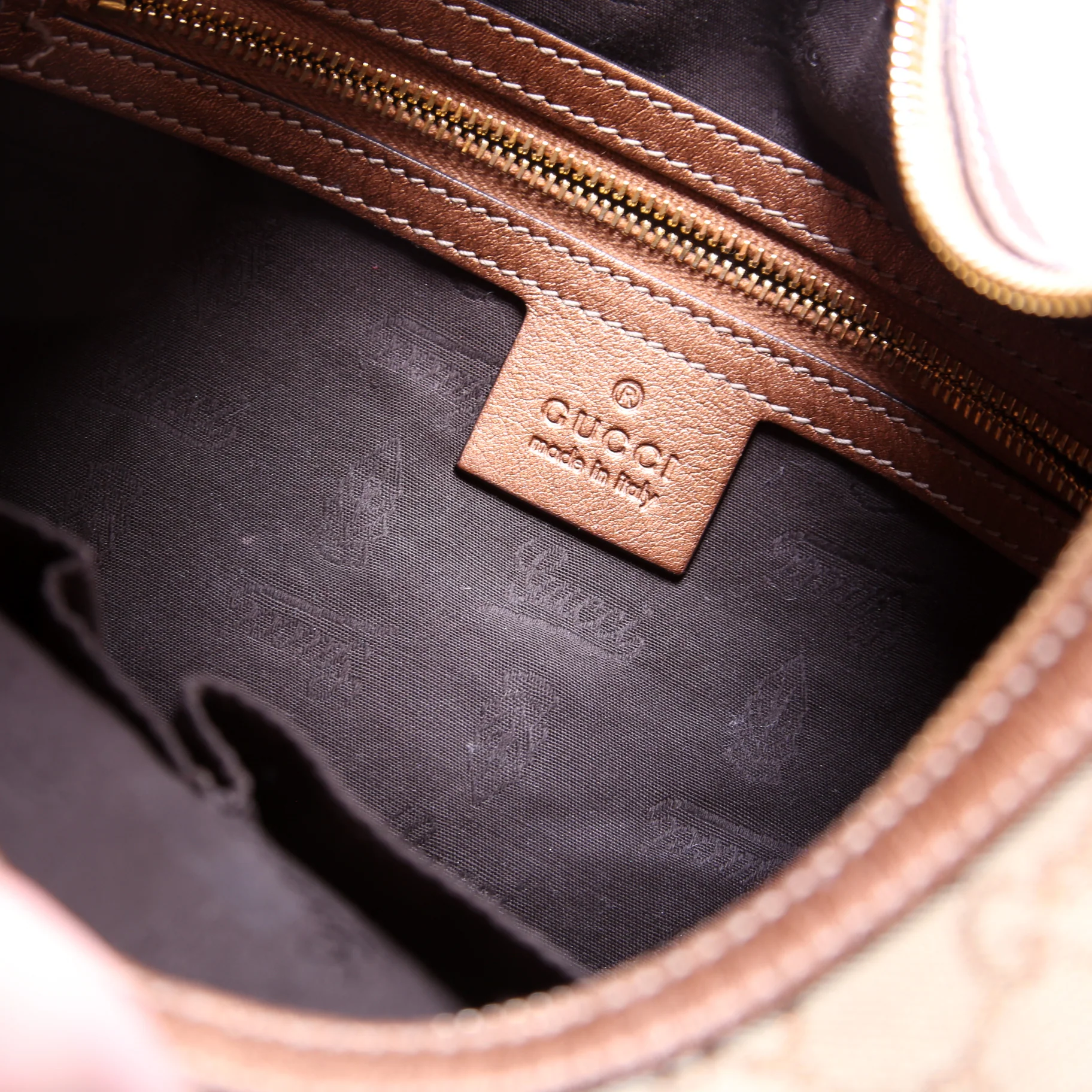 232962 GG Canvas Twins Hobo Brown/Tan - Image 9
