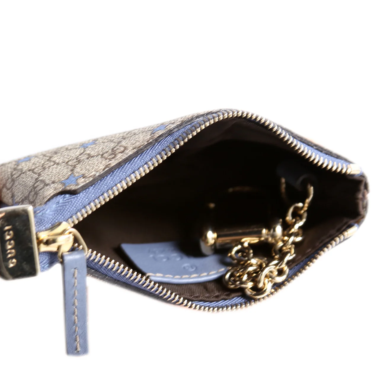 233183 GG Supreme Stars Key Pouch Blue - Image 10