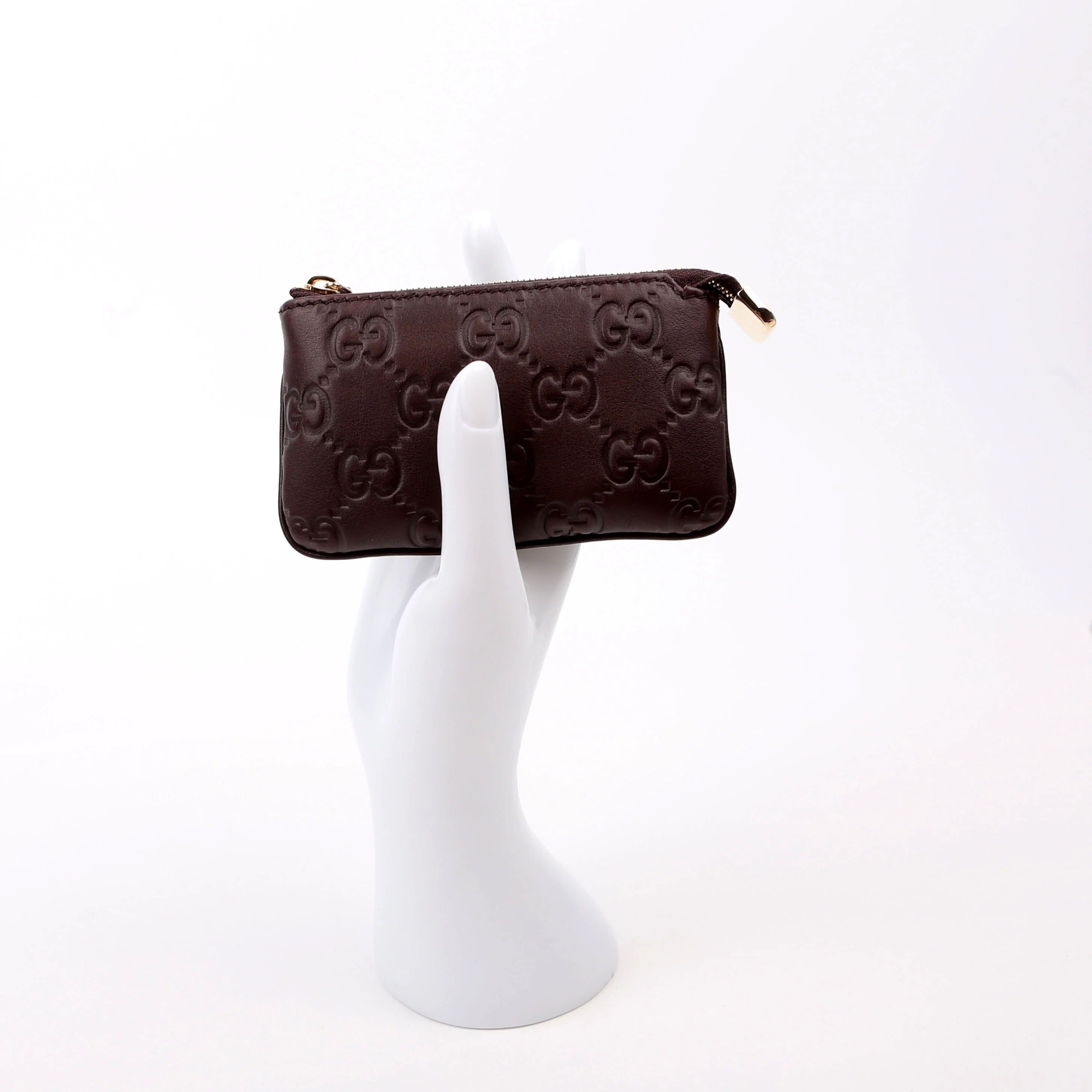 233183 Guccissima Key Pouch Brown - Image 10