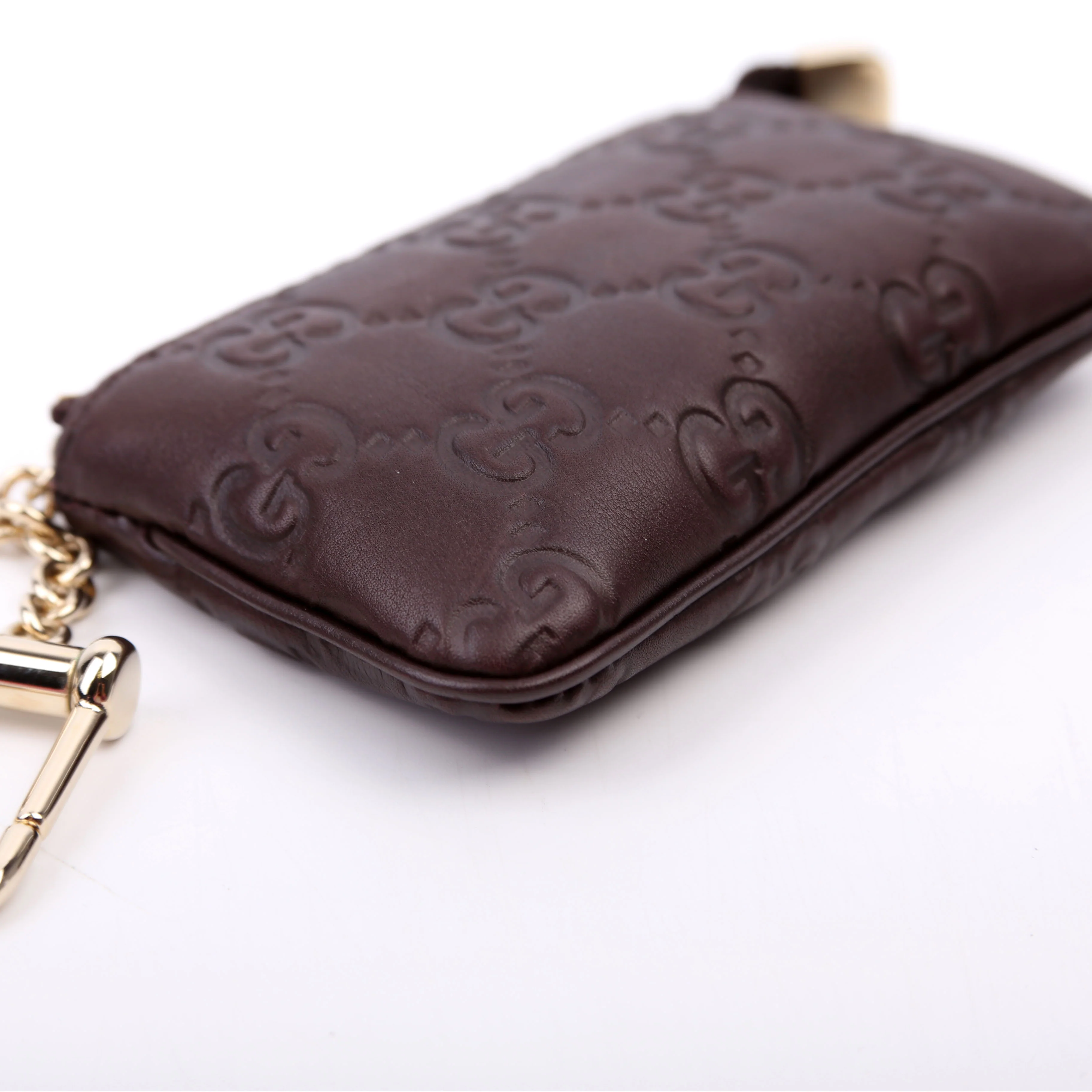 233183 Guccissima Key Pouch Brown - Image 5