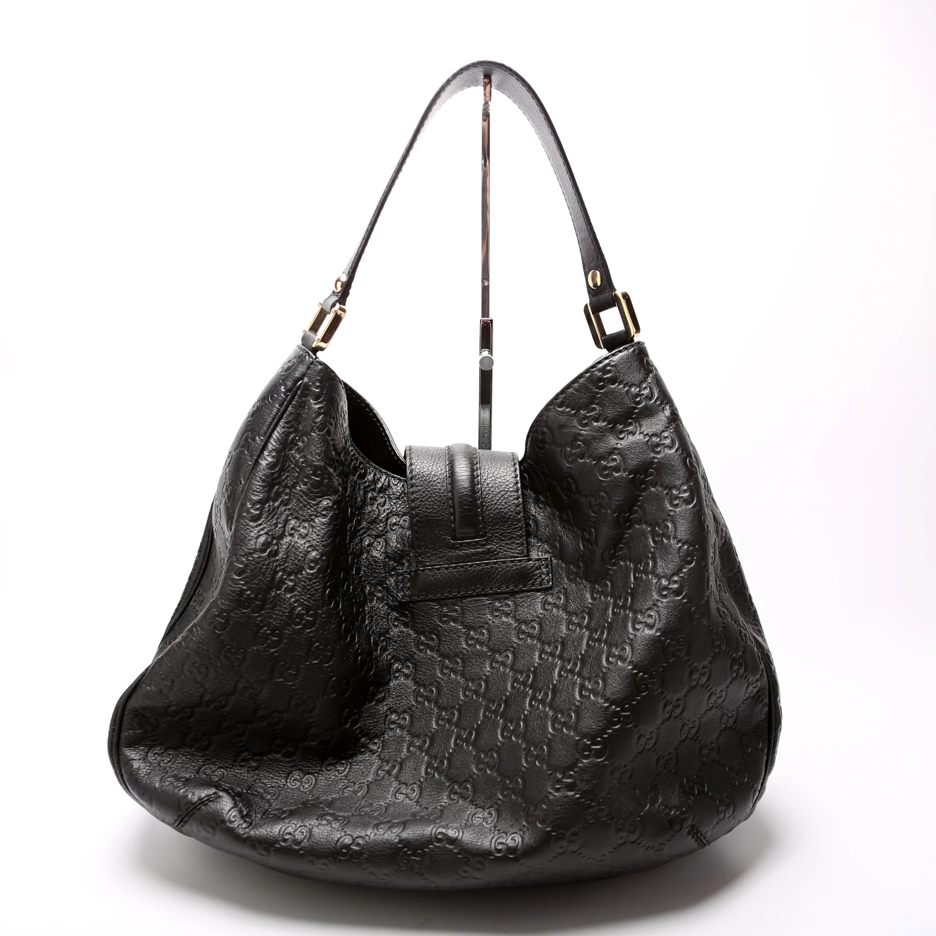 233604 GG Leather Large Hobo - Image 3