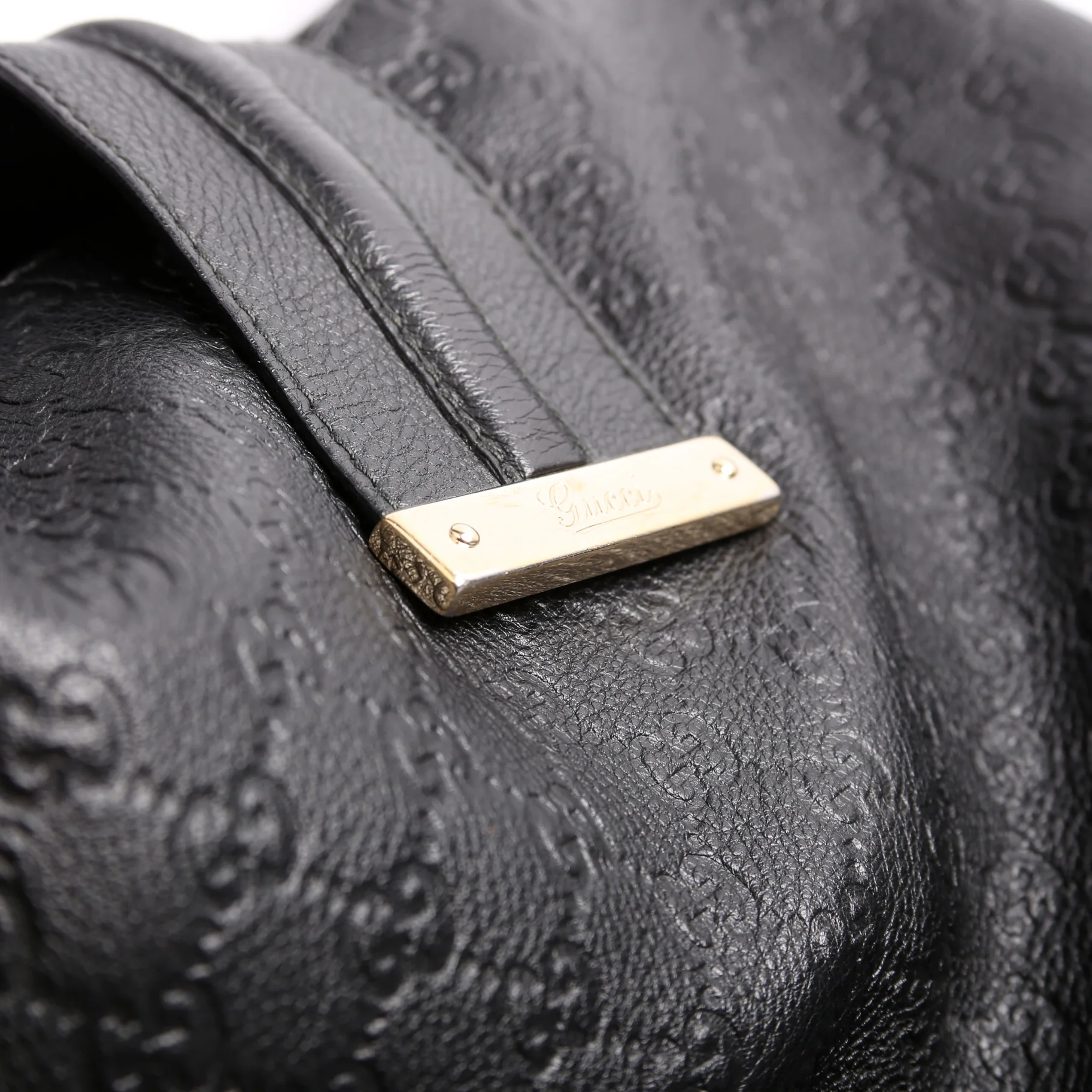 233604 GG Leather Large Hobo - Image 6