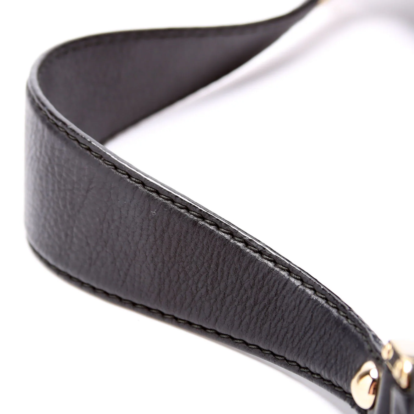 233604 GG Leather Large Hobo Black - Image 6
