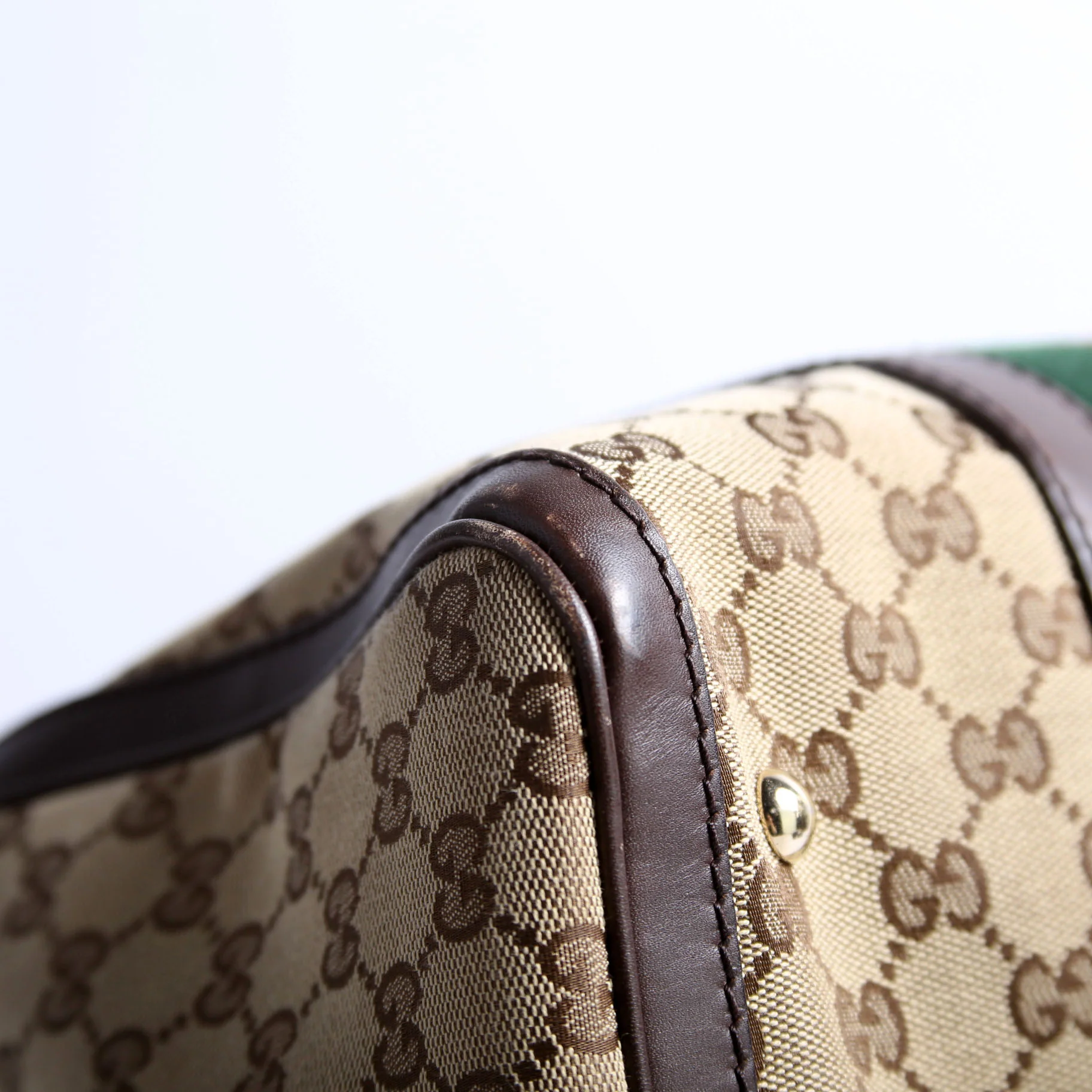 247205 Boston Bag Canvas Brown - Image 6