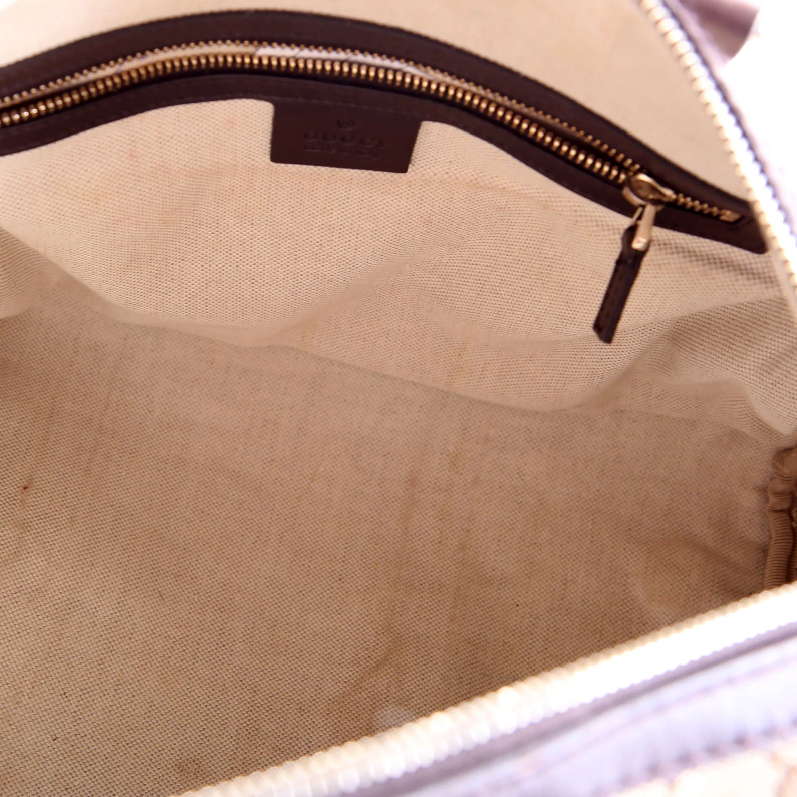 247205 Boston Bag Canvas Brown/Beige/Red/Green - Image 10
