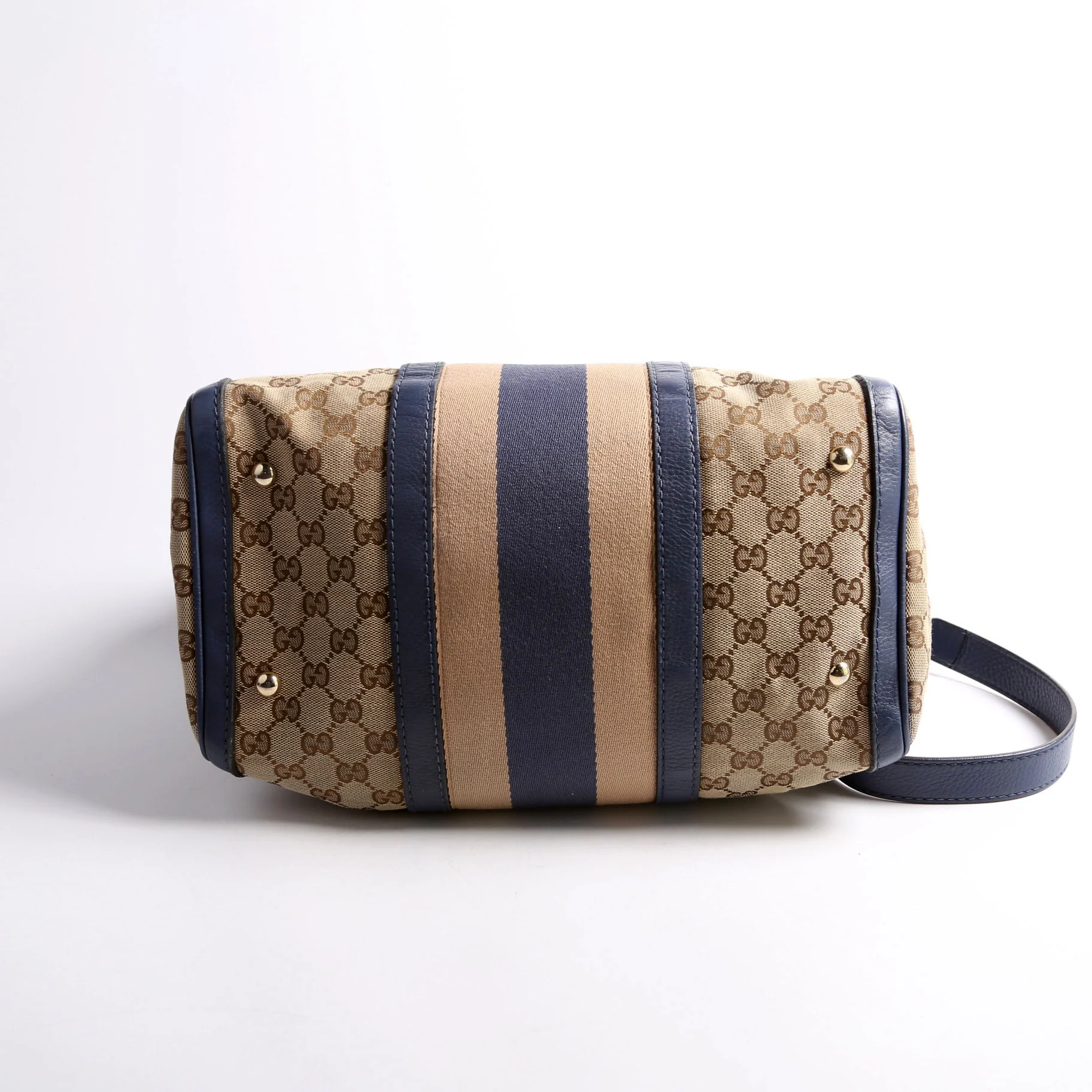 247205 GG Canvas Small Boston Blue - Image 3