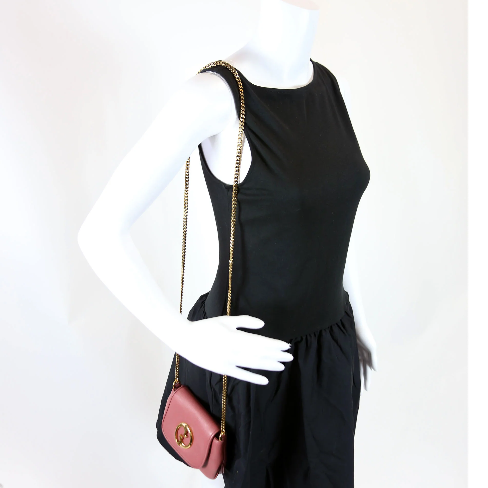 251821 1973 Chain Bag Small Pink - Image 9