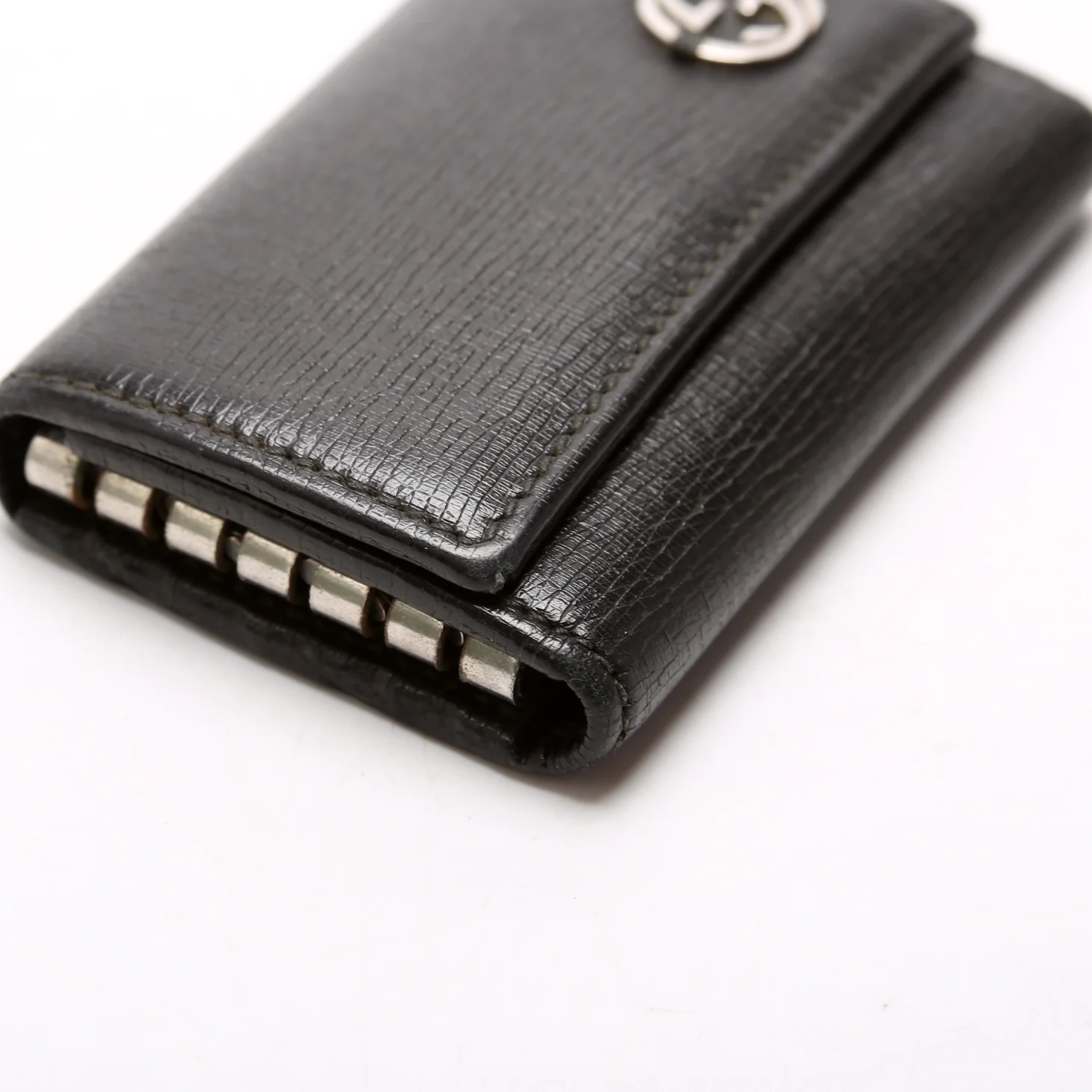 256337 Key Case Leather Black - Image 5