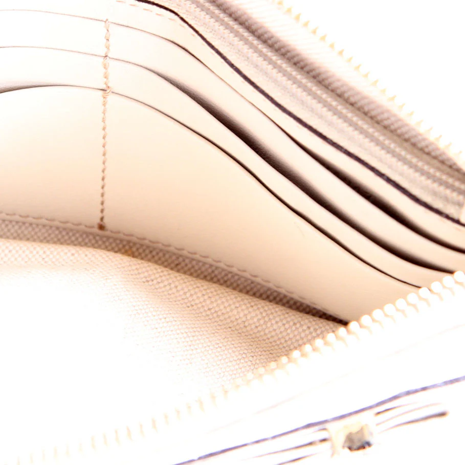 256867 Guccissima Wristlet Pouch Beige - Image 6